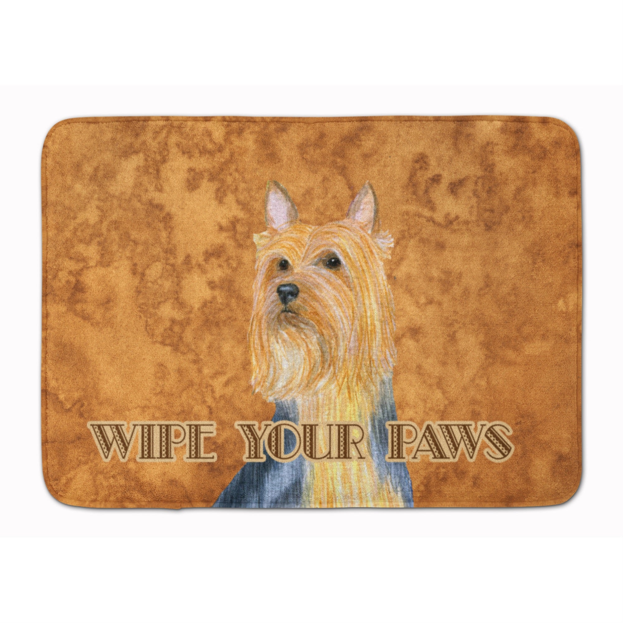 'Caroline'S Treasures Silky Terrier Wipe Your Paws Floor Mat, 19'''' X 27'''', Multicolor''