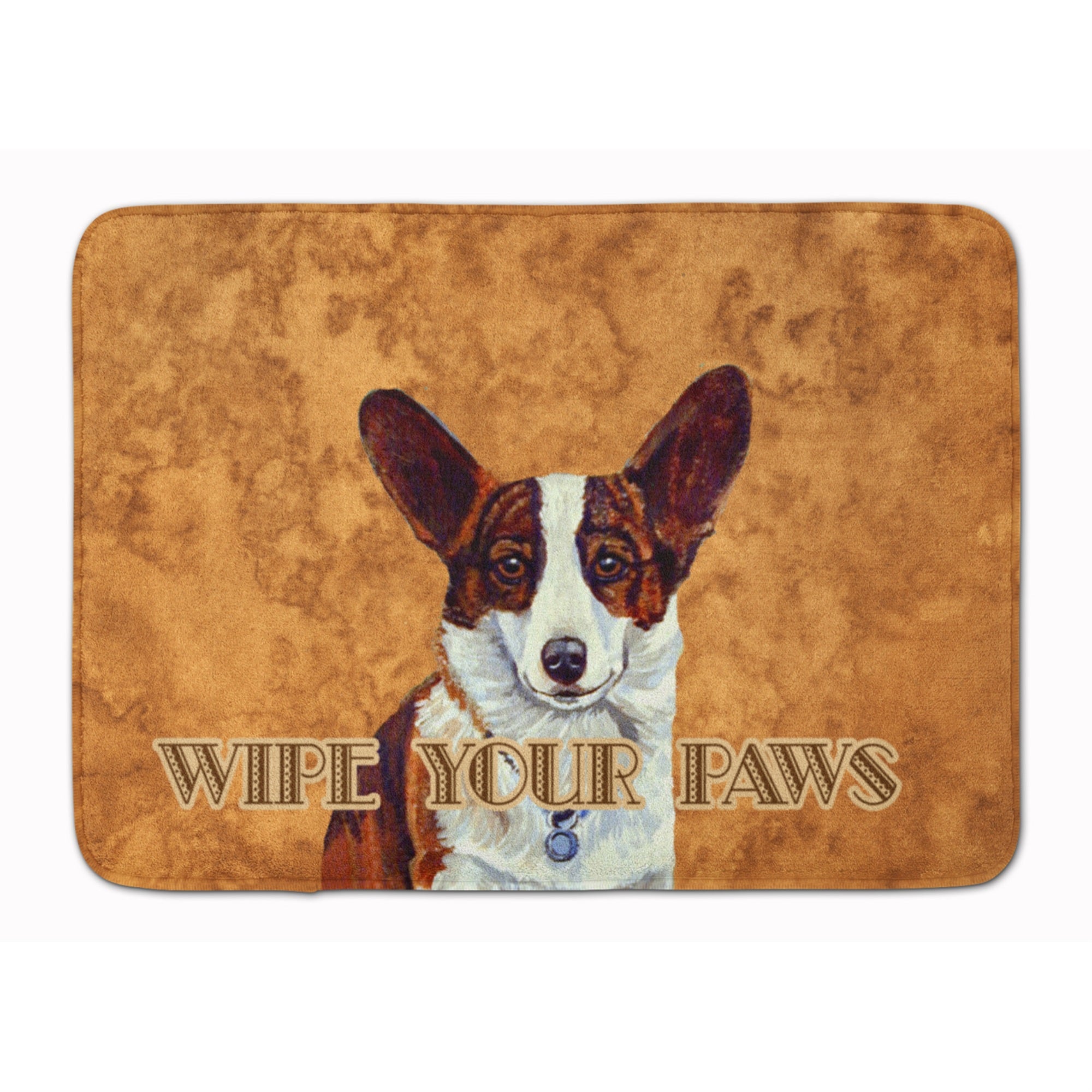 'Caroline'S Treasures Cardigan Corgi Wipe Your Paws Floor Mat, 19'''' X 27'''', Multicolor''