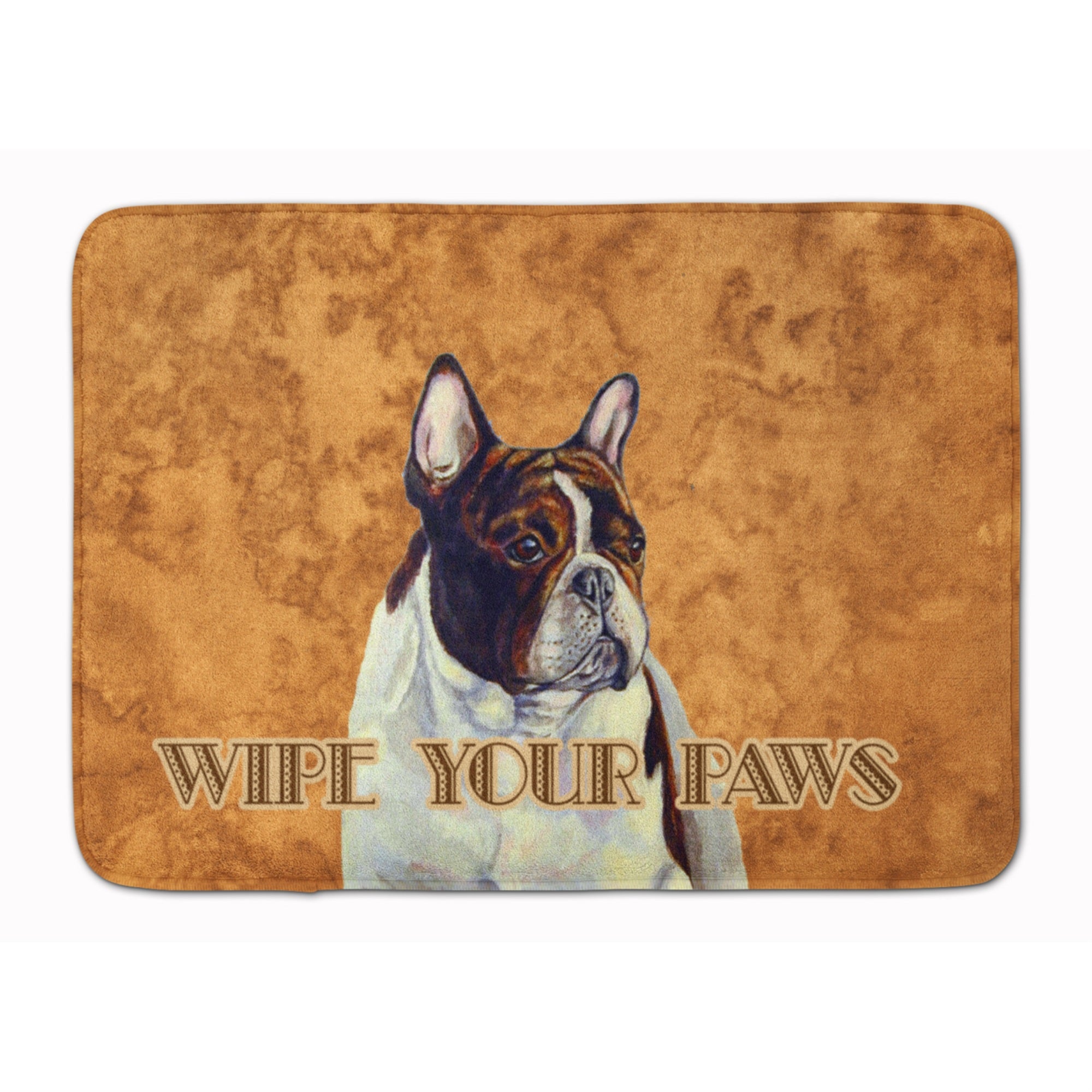 'Caroline'S Treasures French Bulldog Wipe Your Paws Floor Mat, 19'''' X 27'''', Multicolor''
