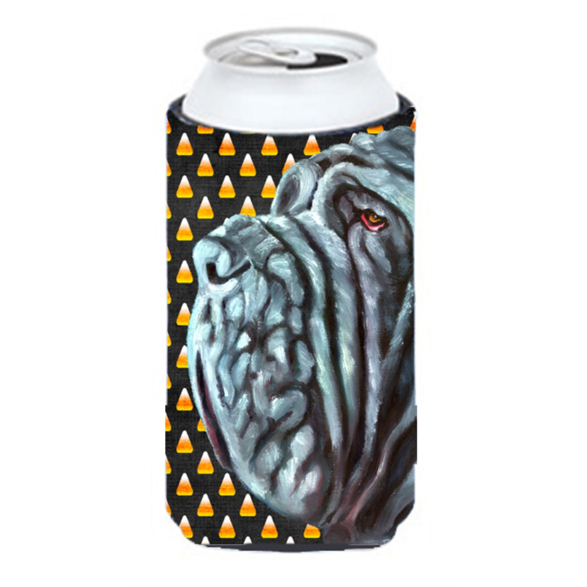 Neapolitan Mastiff Candy Corn Halloween Tall Boy Beverage Insulator Hugger Lh9547Tbc
