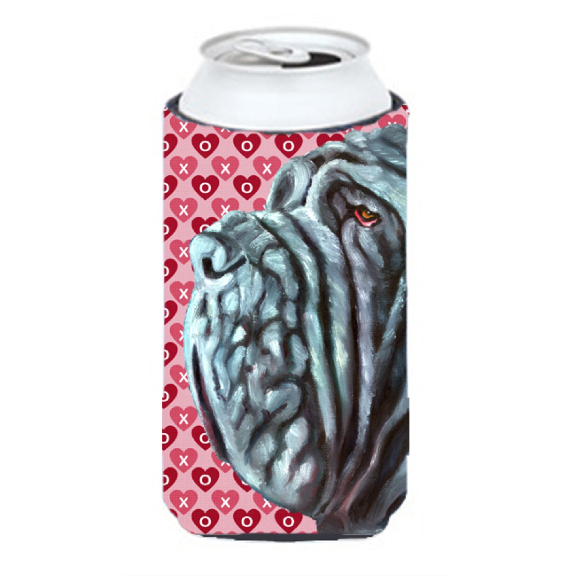 Neapolitan Mastiff Hearts Love And Valentine'S Day Tall Boy Beverage Insulator Hugger Lh9561Tbc