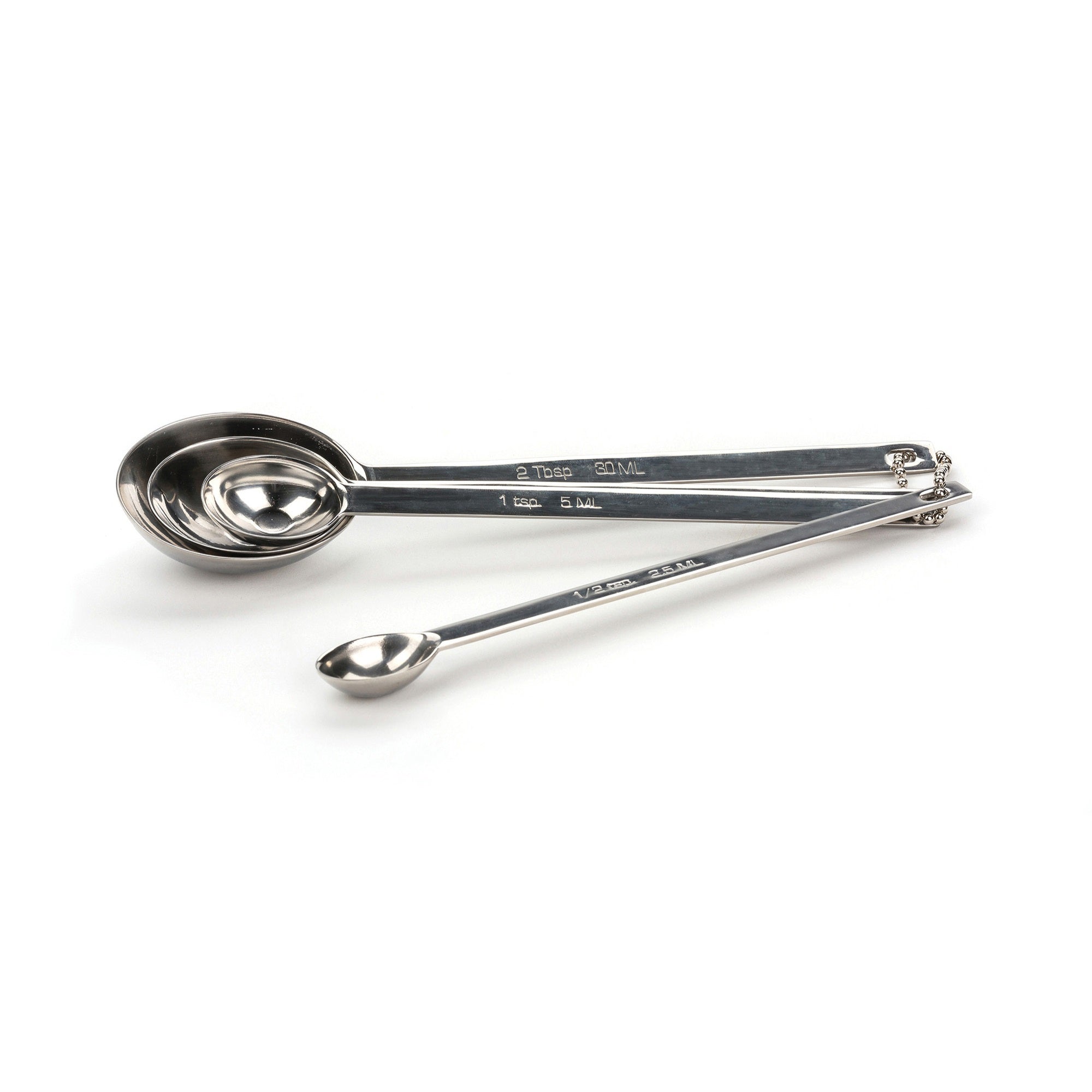 RSVP Long Handle Measuring Spoon Set Of 4