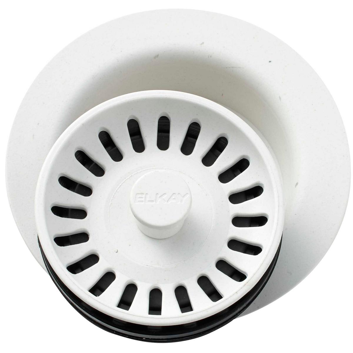 Elkay Polymer 3-1/2'' Disposer Flange With Removable Basket Strainer And Rubber Stopper Ricotta