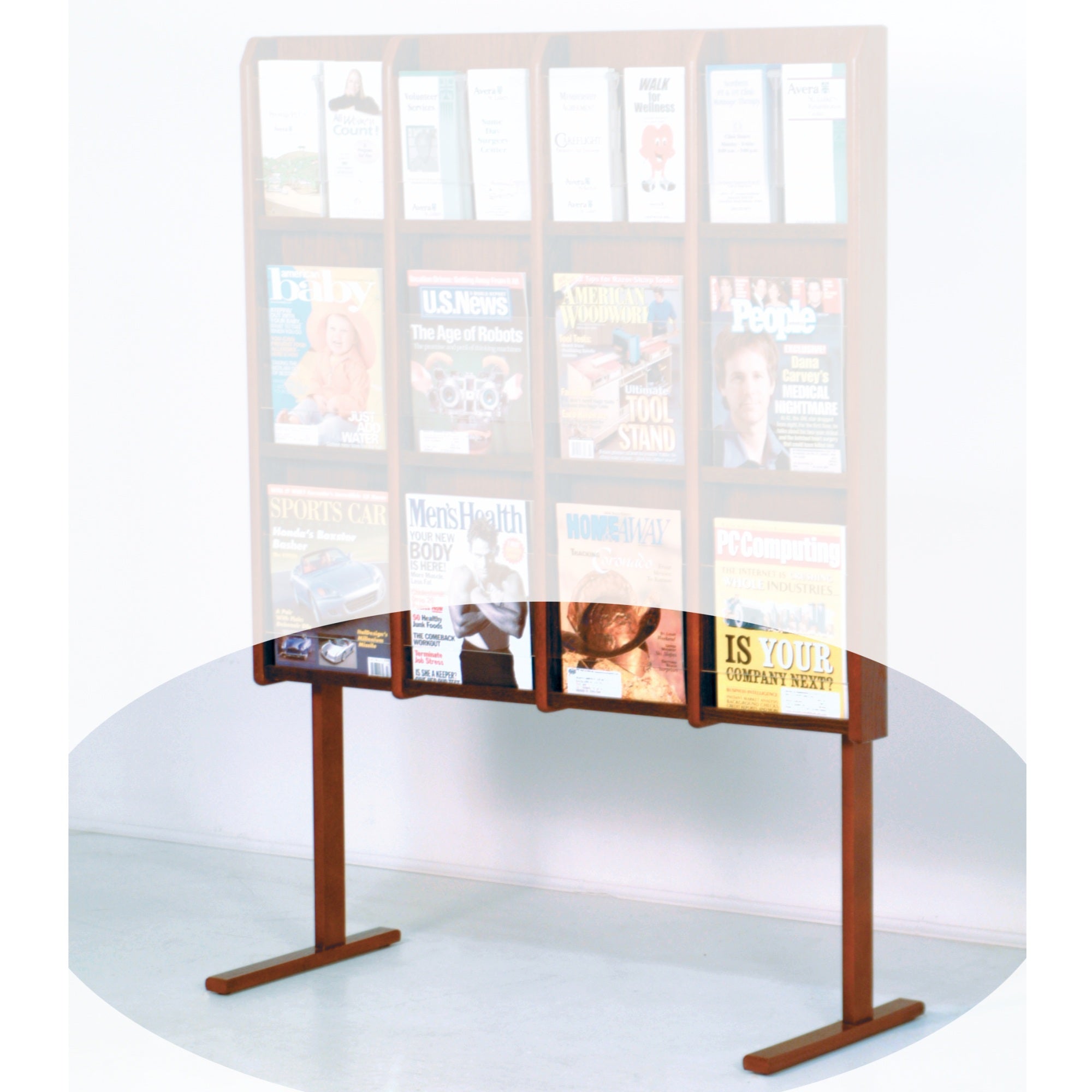 Optional Solid Oak Floor Stand For Divulge Models Lm-16, Lm-12, Mm-12 & Mm-9