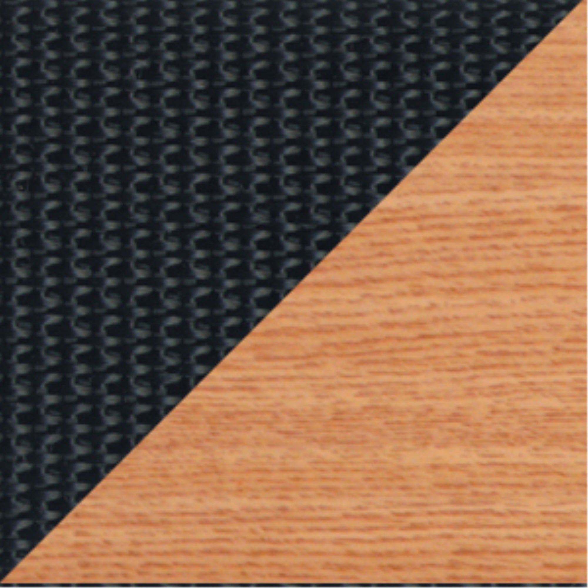 Wooden Mallet WallSaver Luggage Rack  Black Straps  Light Oak