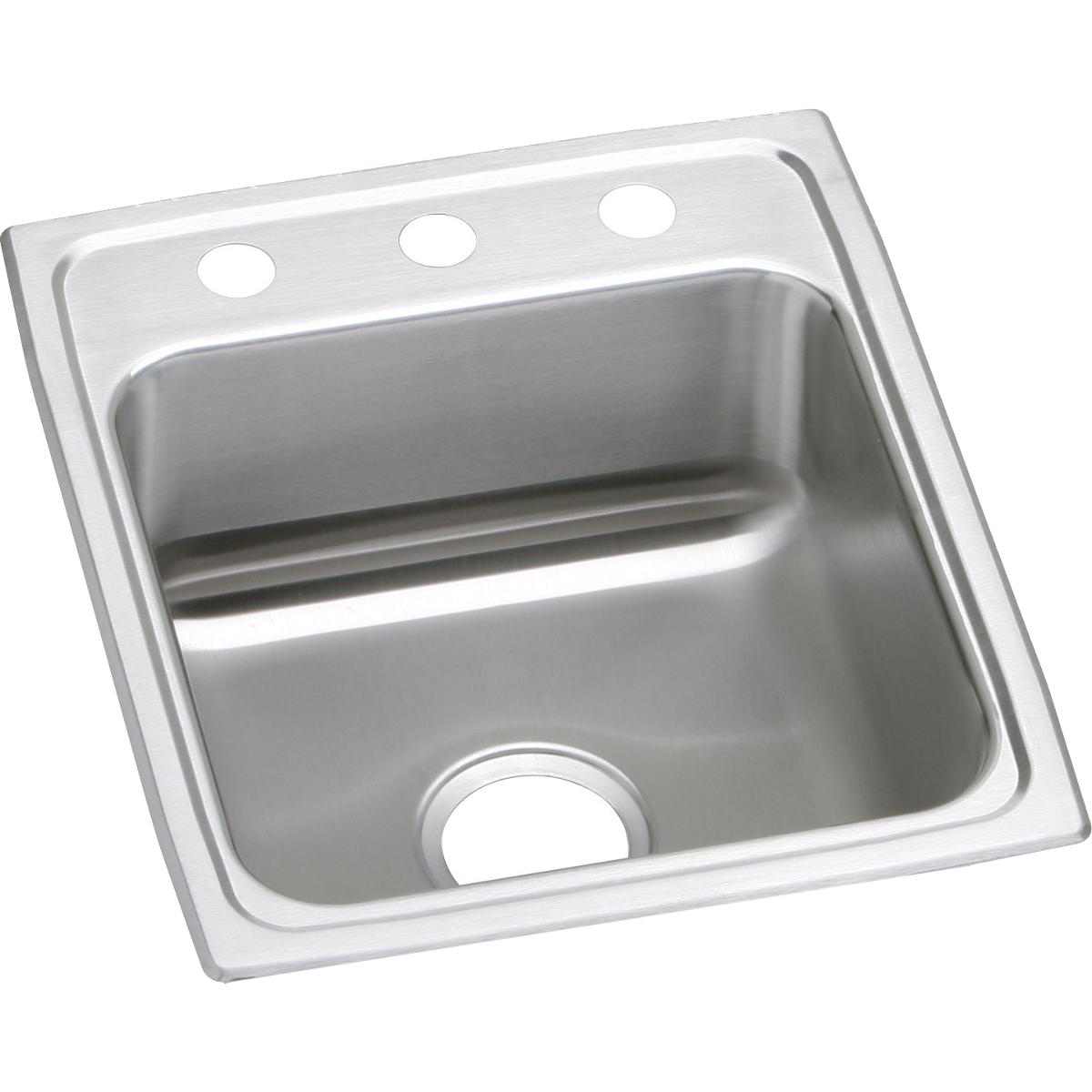 Elkay Lustertone Classic Stainless Steel 17'' X 20'' X 5-1/2'', Single Bowl Drop-In Ada Sink