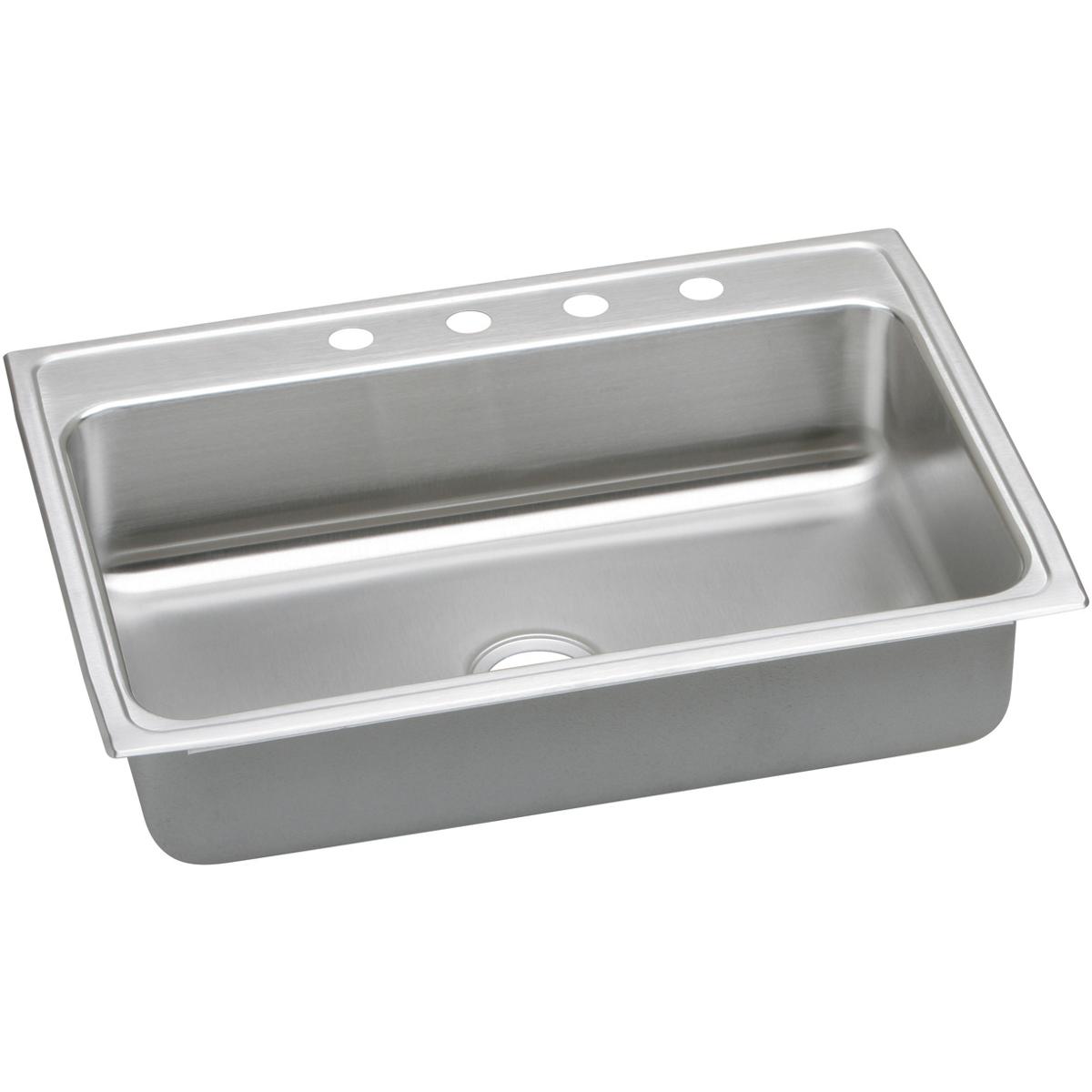 Elkay Lustertone Stainless Steel 31'' X 22'' X 5'', Single Bowl Top Mount Ada Sink