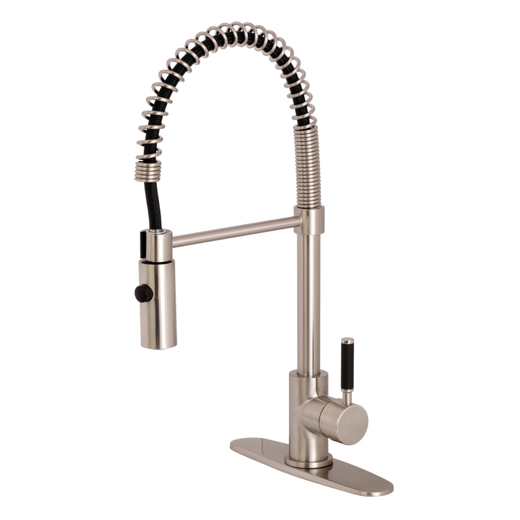 Gourmetier Ls8778Dkl Single-Handle Pull-Down Kitchen Faucet, Brushed Nickel