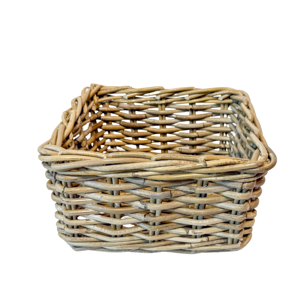 Mini Rattan Square Baskets