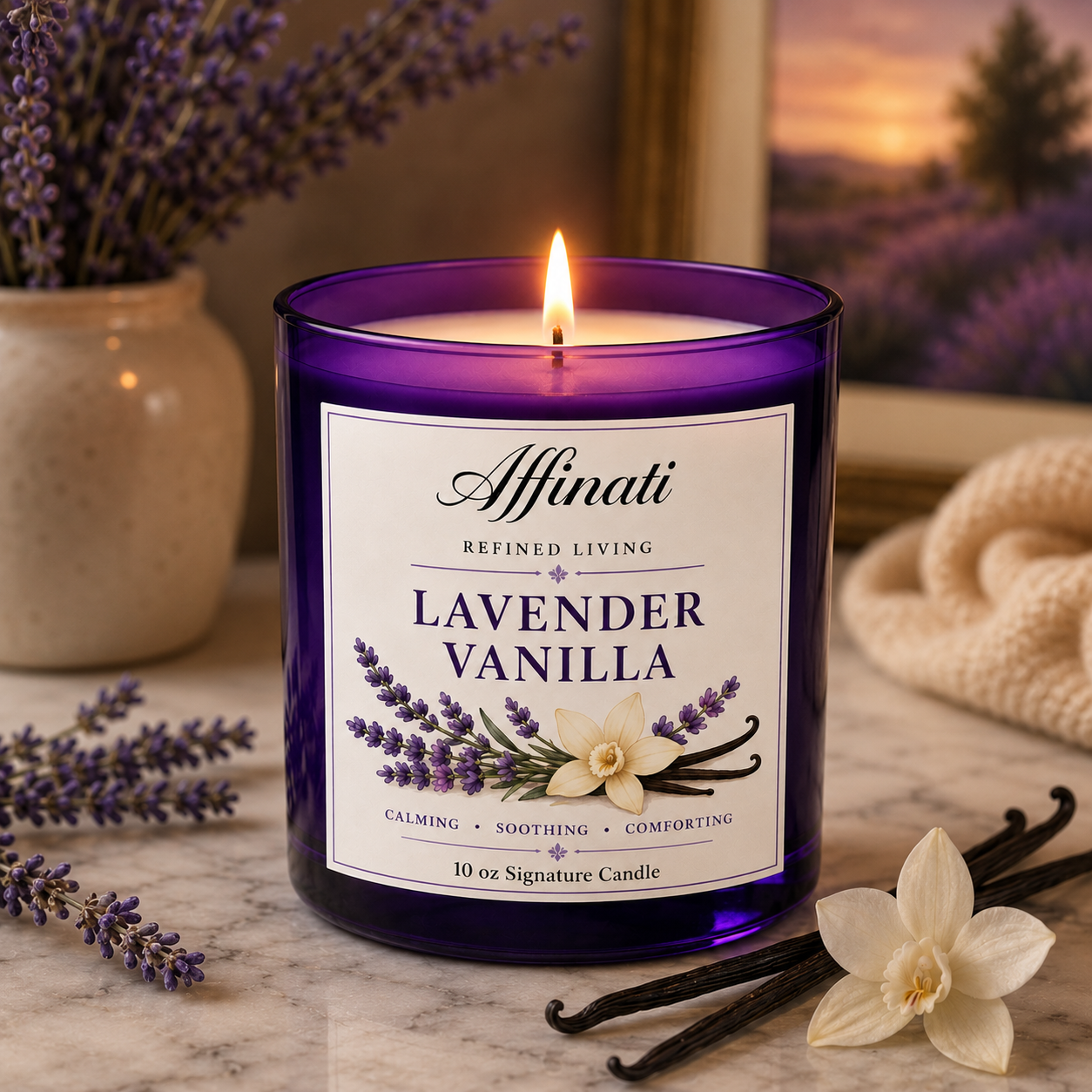 Lavender Vanilla Signature Candle