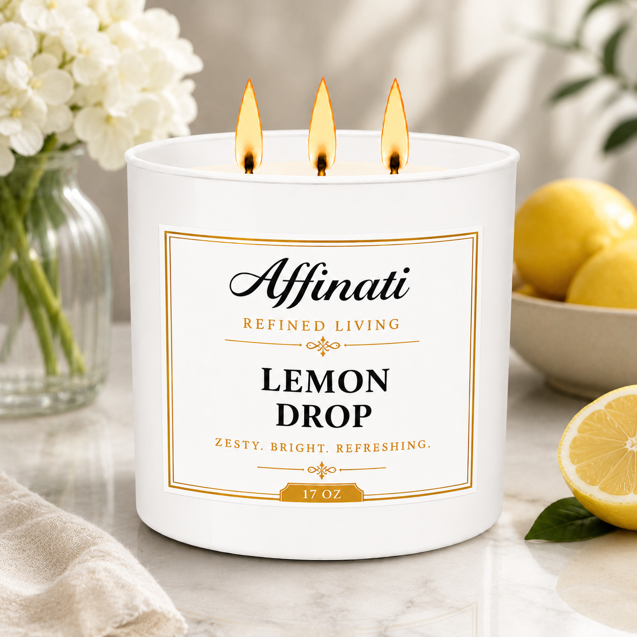 Lemon Drop 3-Wick Candle