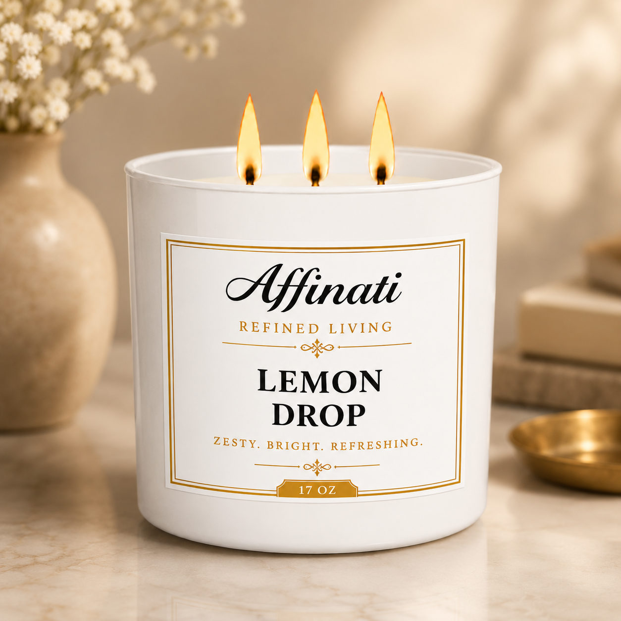 Lemon Drop 3-Wick Candle