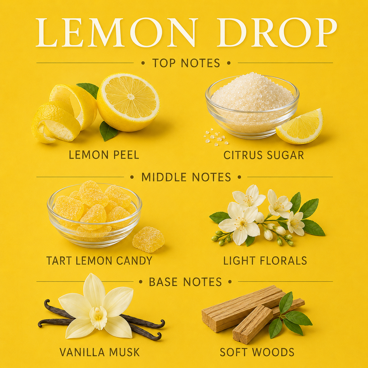 Lemon Drop 3-Wick Candle