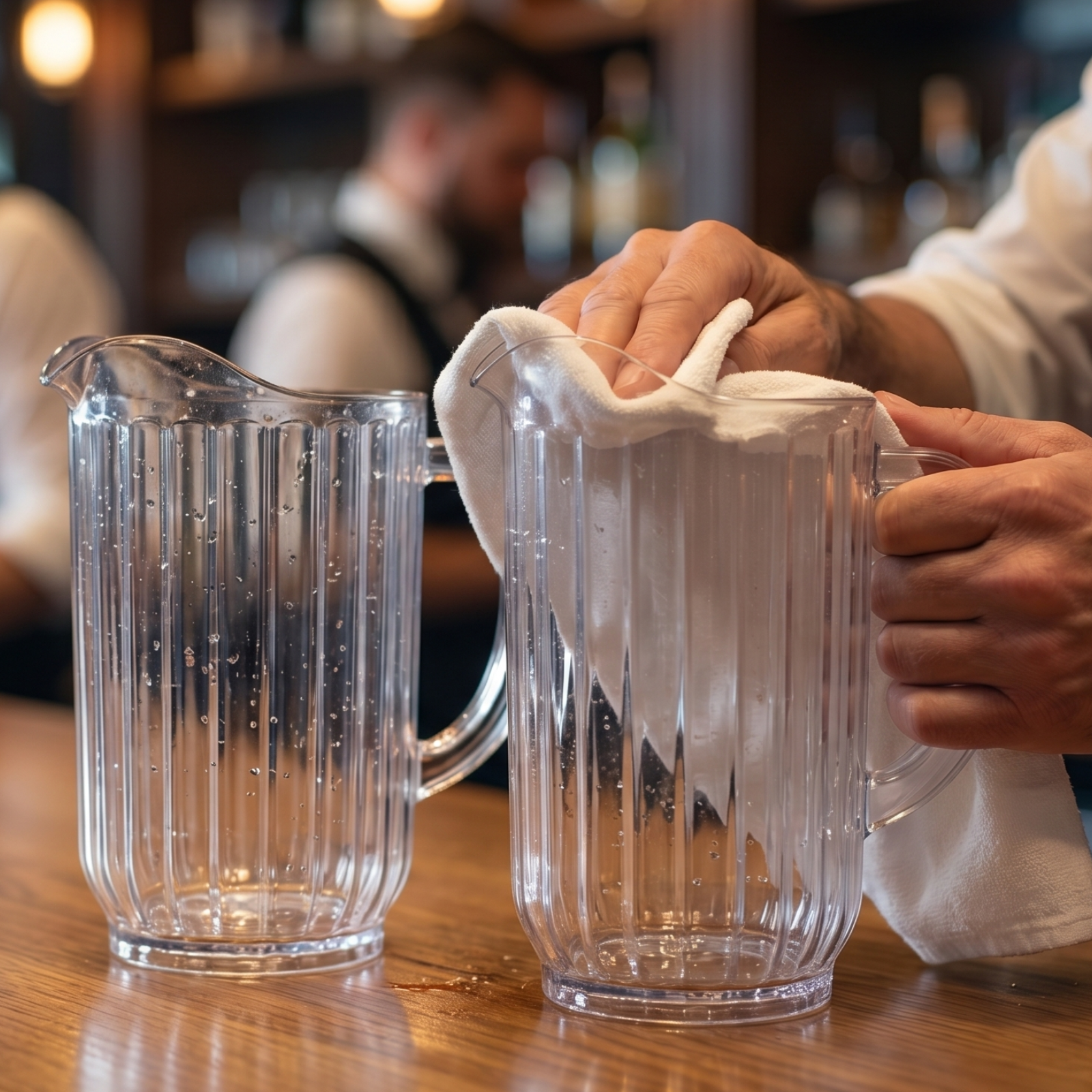 Barcelona Acrylic Beer Pitcher, Set of 2