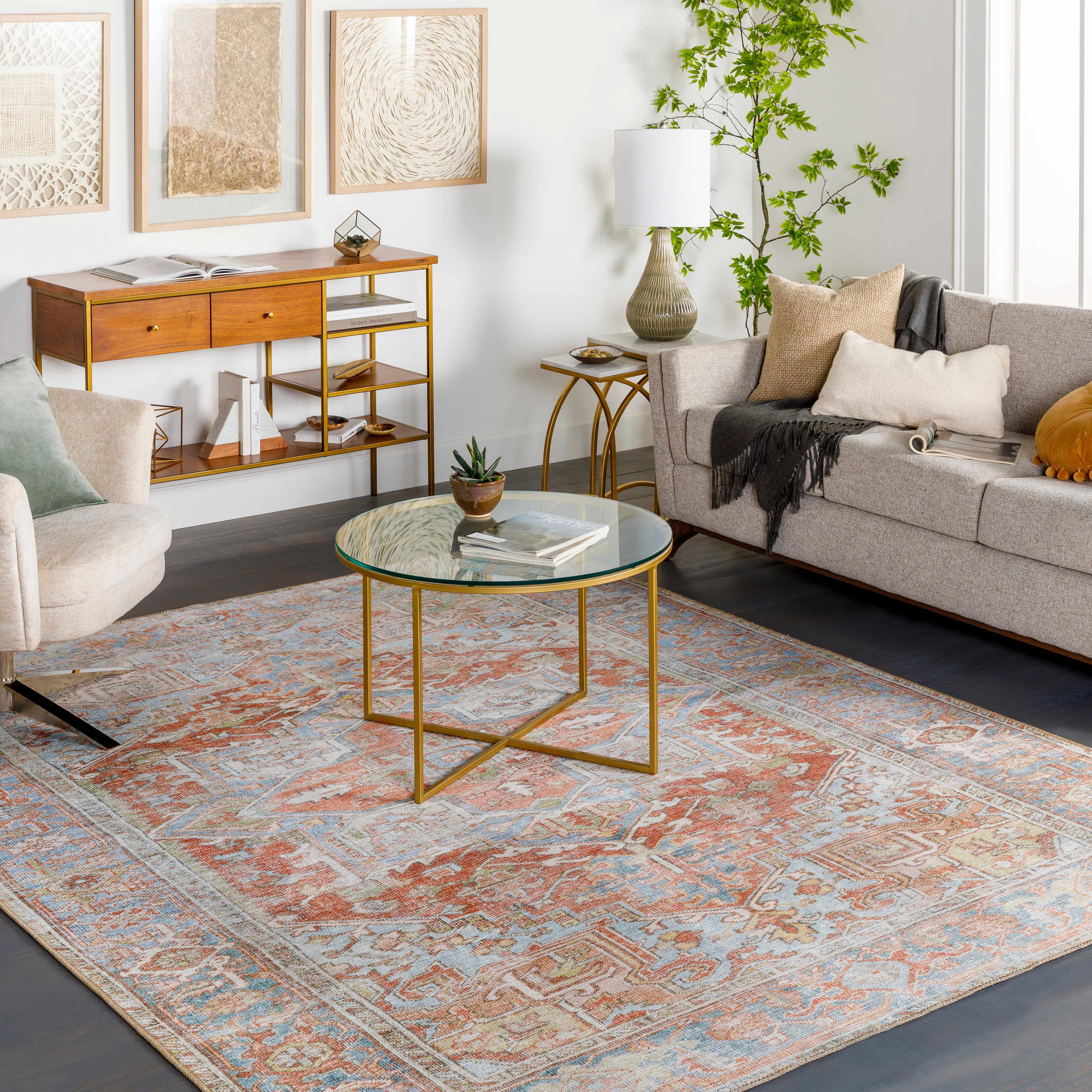 Maayon Washable 7ft Runner Rug