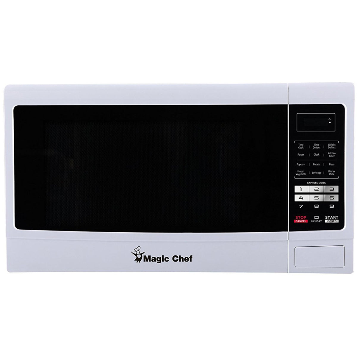 Magic Chef Mcm1611W 1.6 Cu. Ft. 1100W Countertop Microwave Oven With Push-Button Door In White