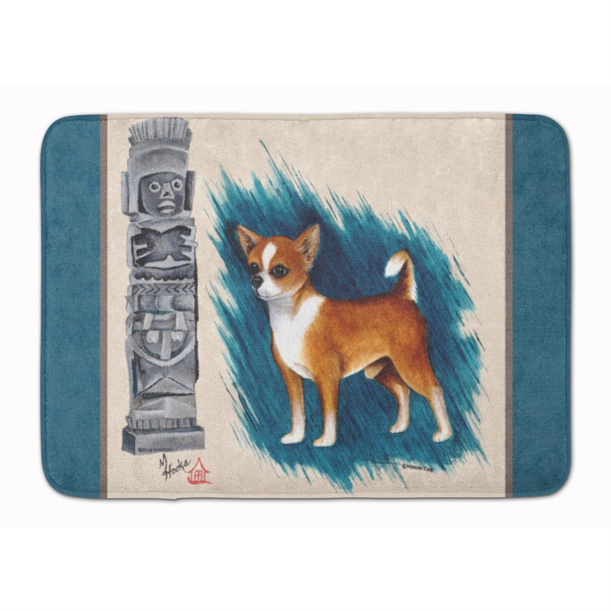 'Caroline'S Treasures Chihuahua Totem Floor Mat, 19'''' X 27'''', Multicolor''