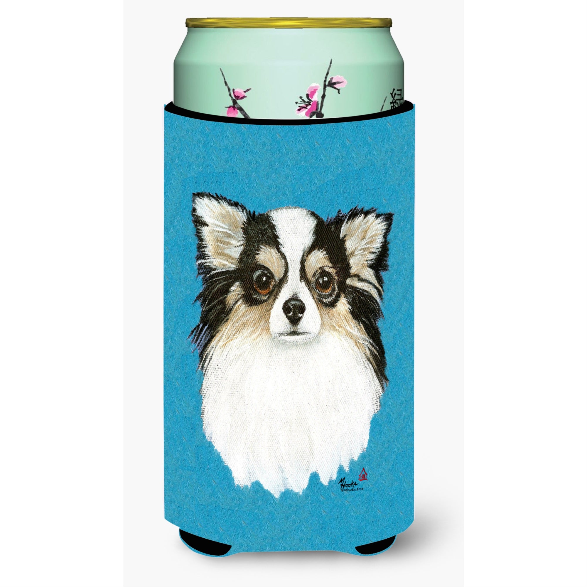 Chihuahua Blue Portrait Tall Boy Beverage Insulator Hugger Mh1029Tbc
