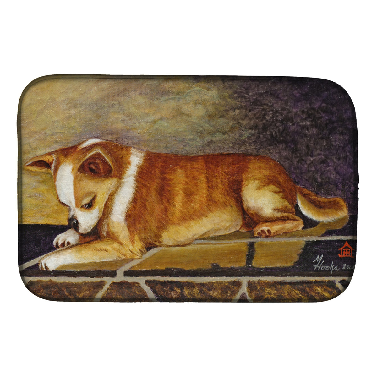'Caroline'S Treasures Mh1052Ddm Chihuahua I See Dish-Drying-Mats, 14X21, Multicolor''