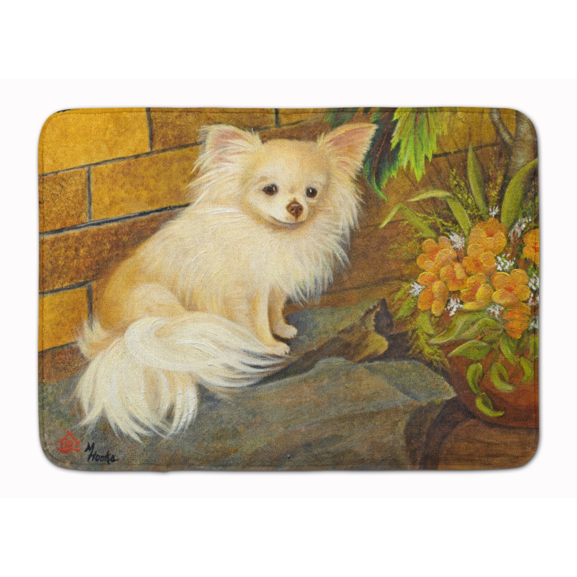 'Caroline'S Treasures Chihuahua Just Basking Floor Mat, 19'''' X 27'''', Multicolor''
