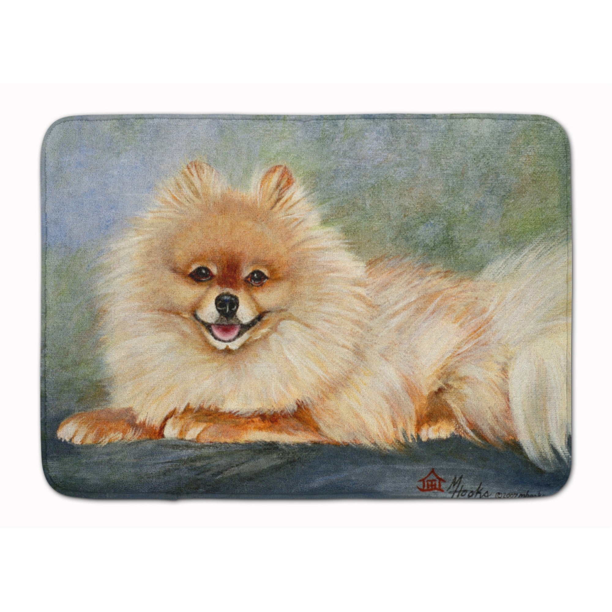 'Caroline'S Treasures Pomeranian Full Body Floor Mat, 19'''' X 27'''', Multicolor''
