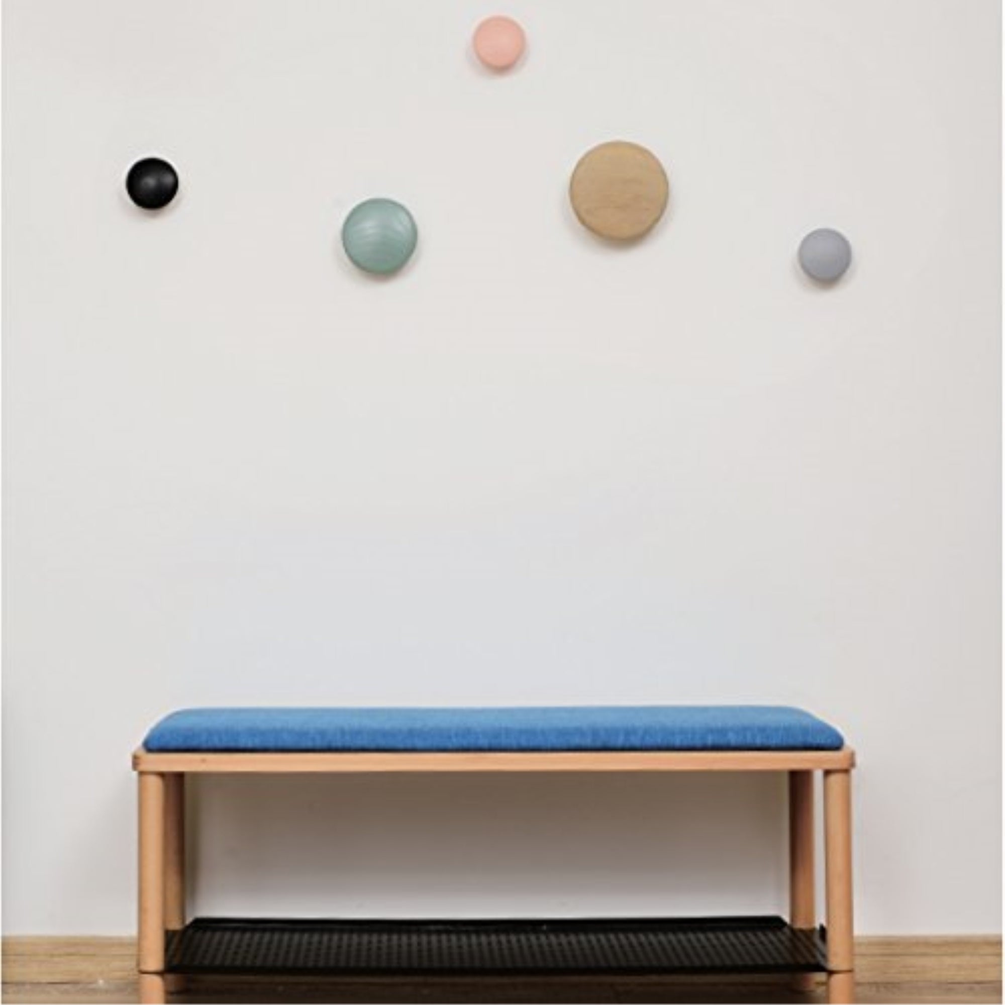 Wall Button Coat Hanger  Multi-Color