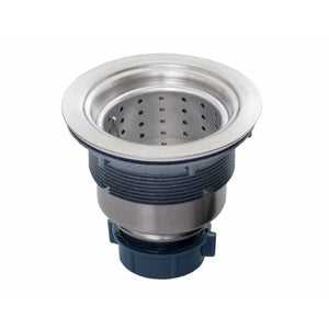 Miseno Universal Kitchen Sink Drain With Removable Colander Strainer Stainless Steel