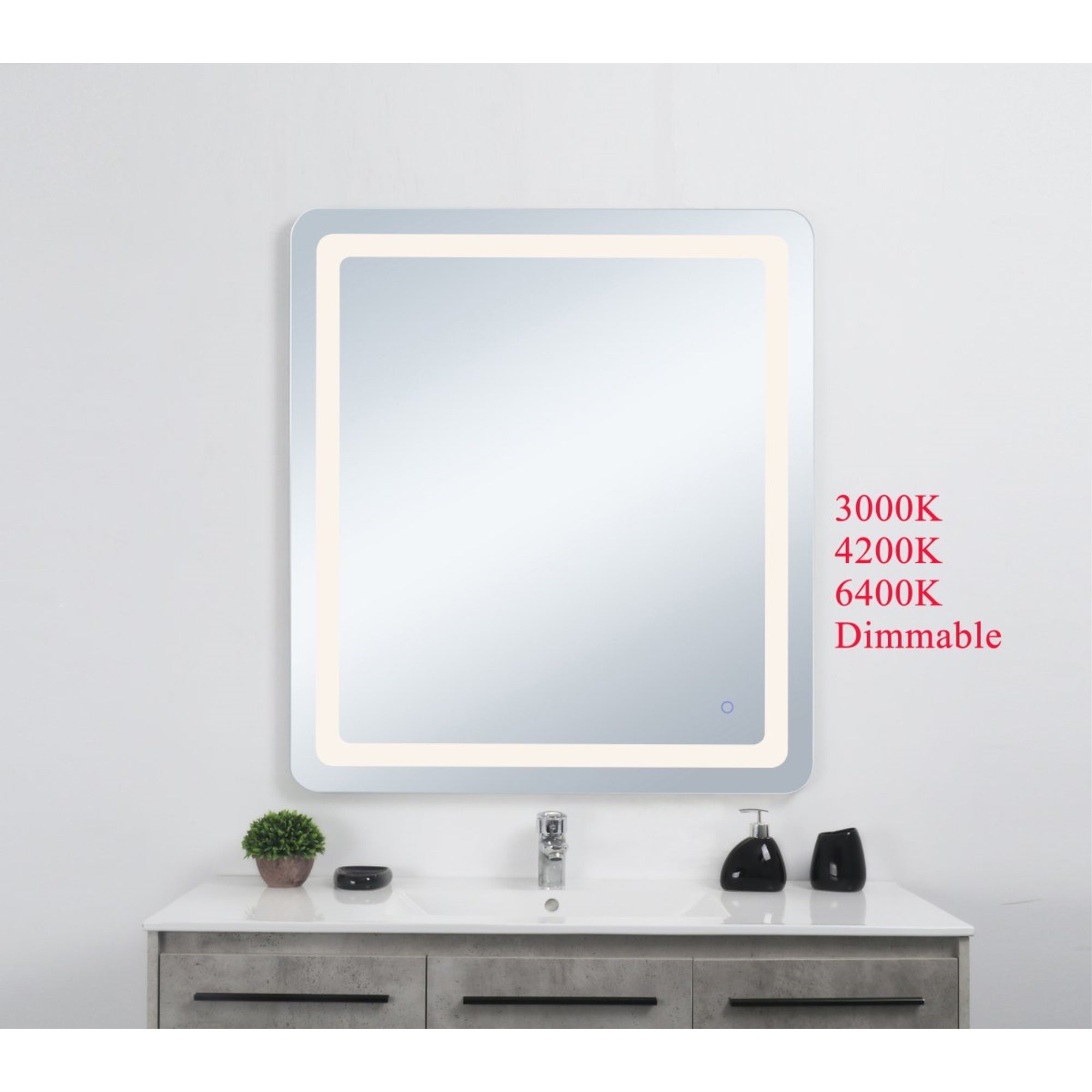 Genesis 36In X 40In Soft Edge Led Mirror