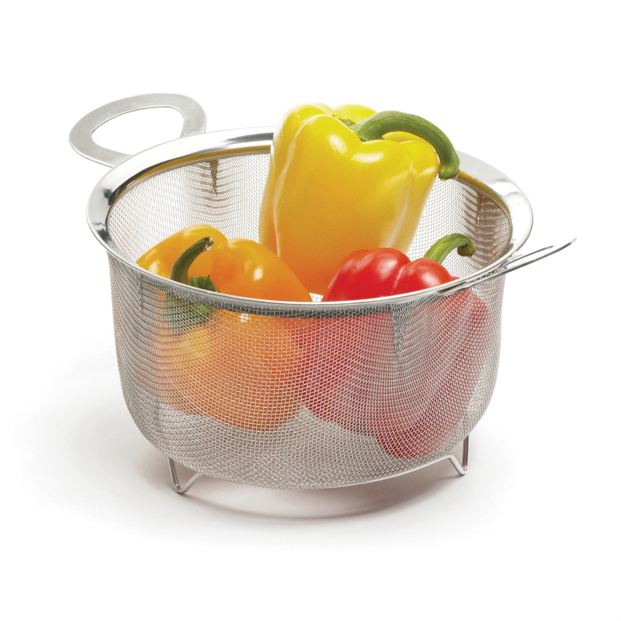 RSVP Intl Mesh Basket - Wide Rim