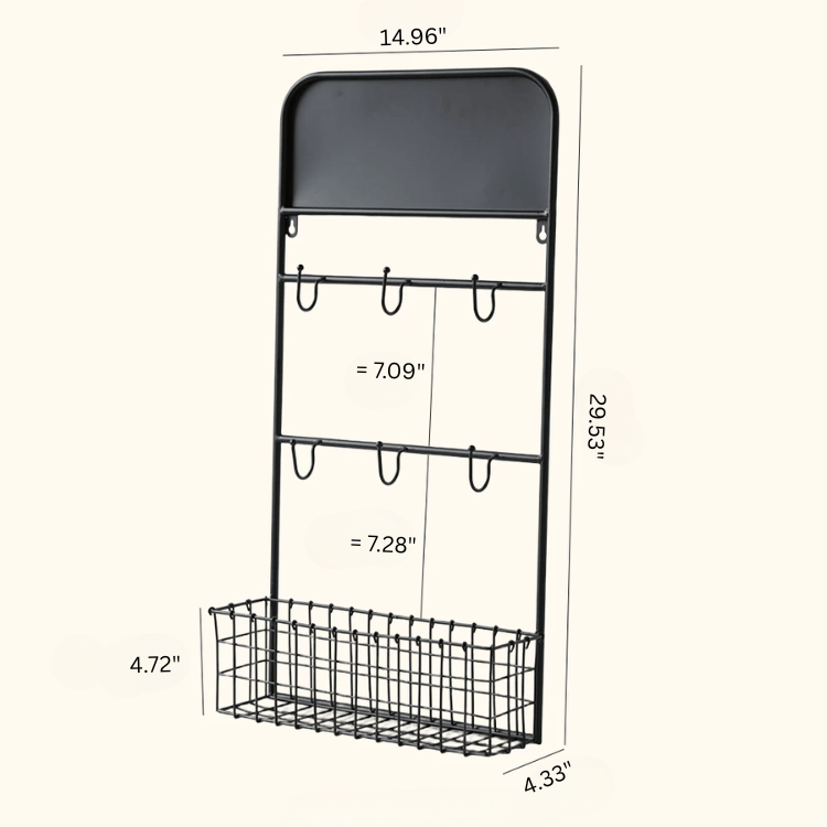 Industrial Garden Tool Storage Rack