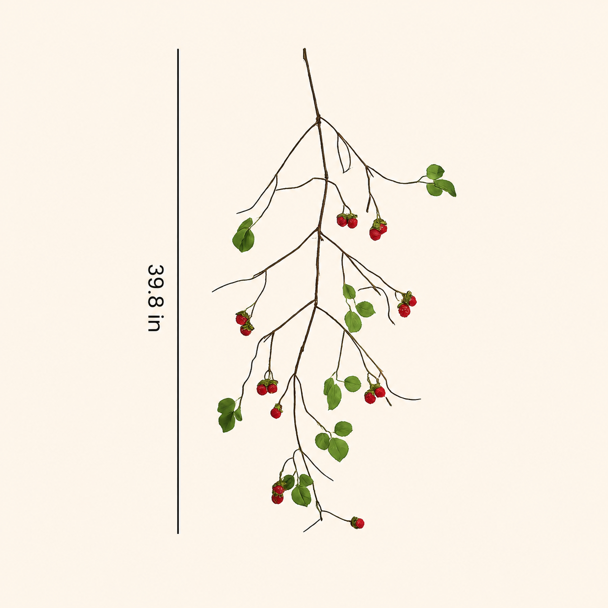 Wild Red Berry Vine – 39.8"