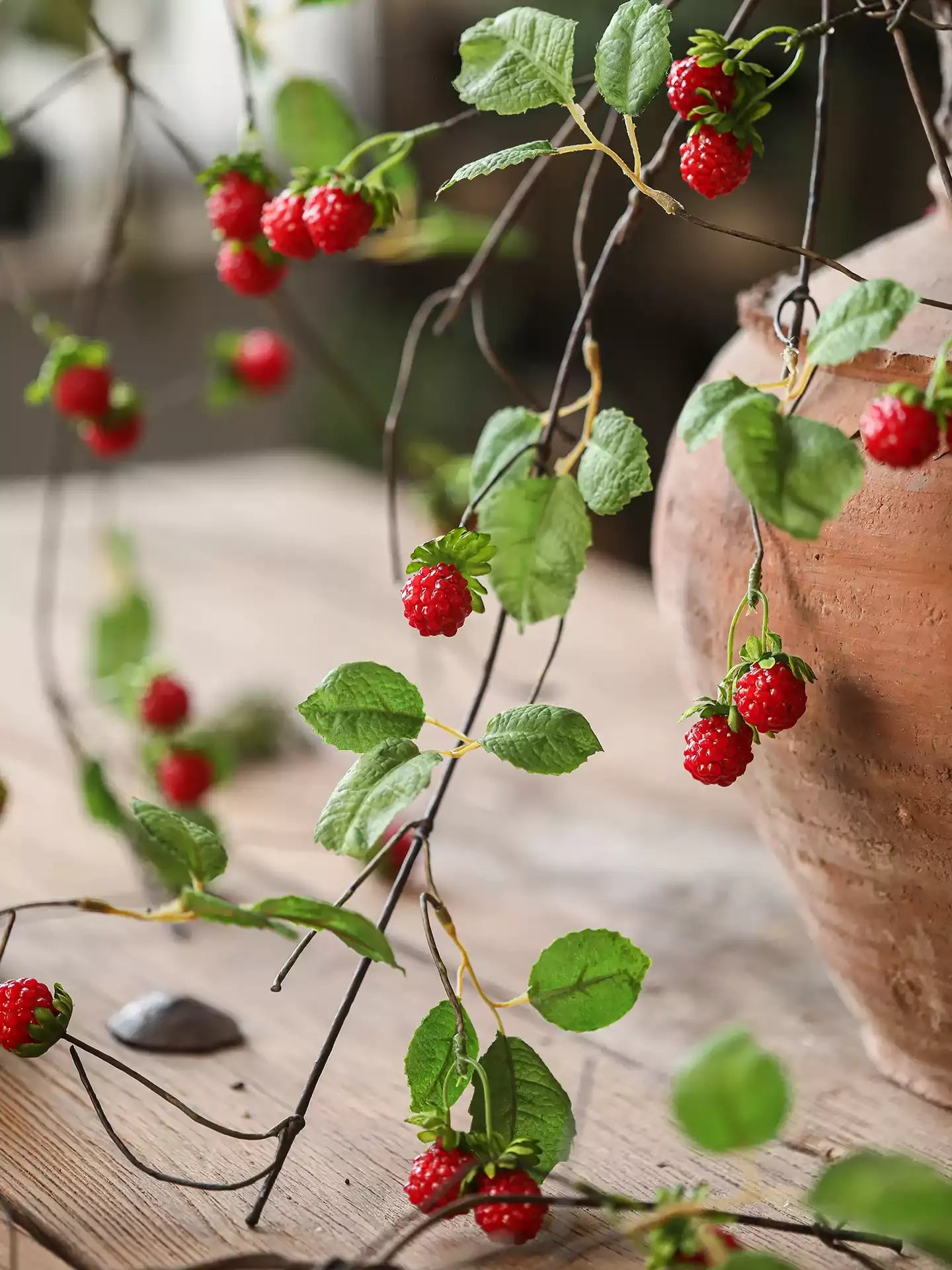 Wild Red Berry Vine – 39.8"
