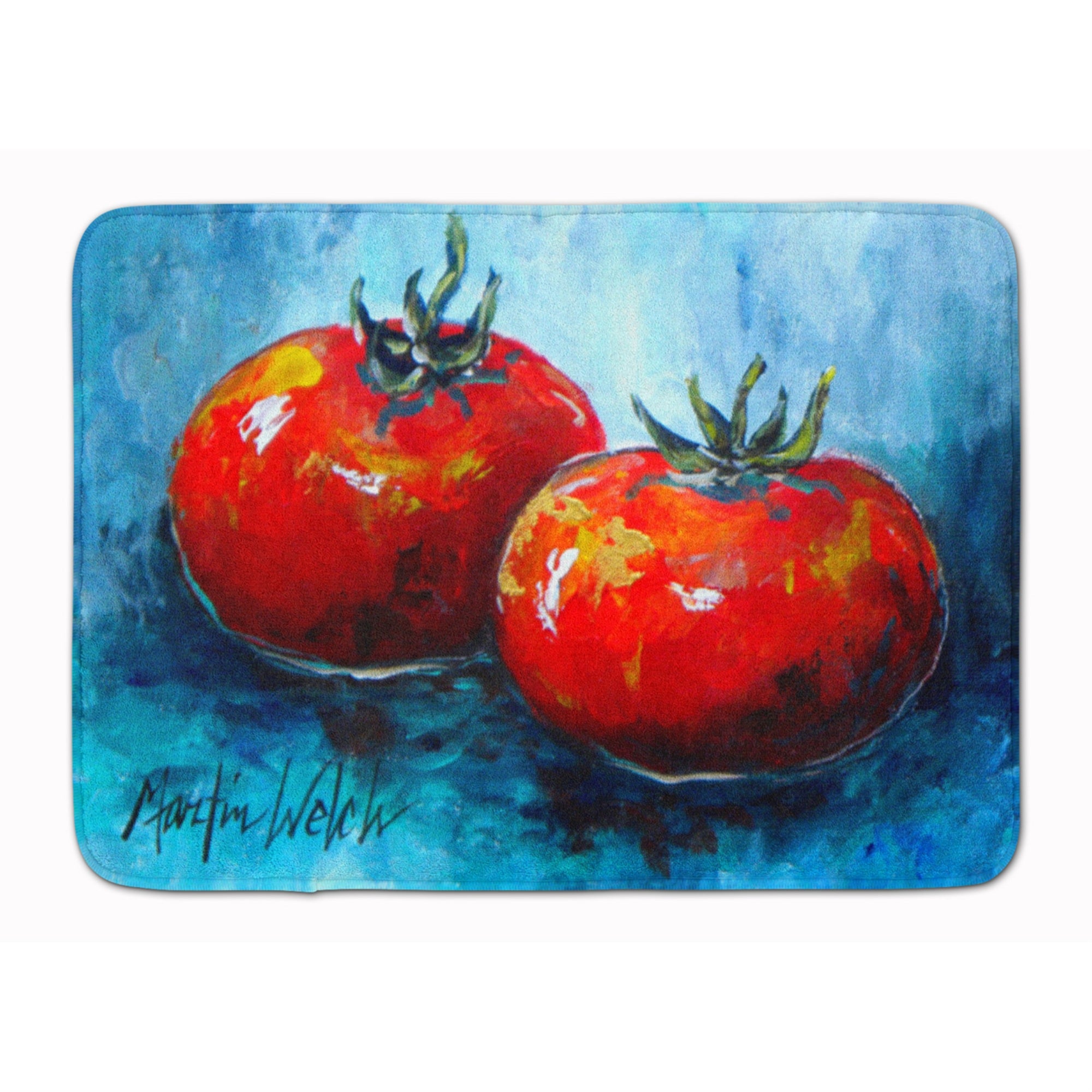 'Caroline'S Treasures Vegetables - Tomatoes Red Toes Floor Mat, 19'''' X 27'''', Multicolor''