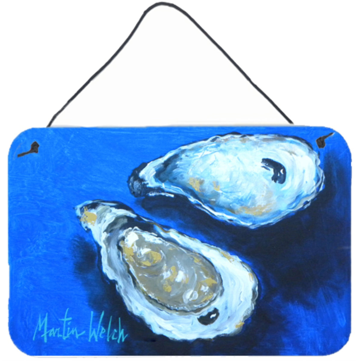 'Caroline'S Treasures Oysters Seafood Four Aluminum Metal Wall Or Door Hanging Prints, 8 X 12''''''
