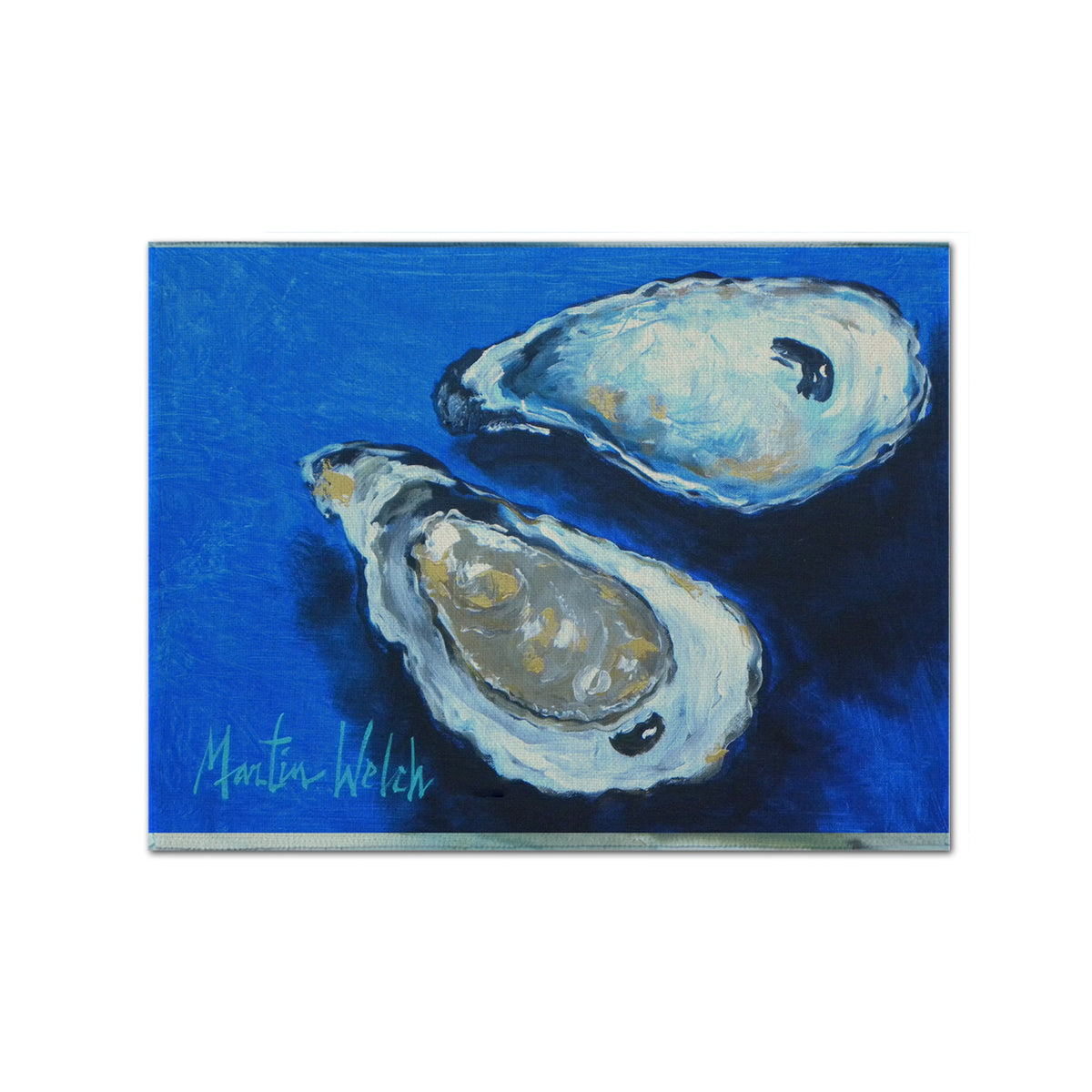 'Caroline'S Treasures Mw1095Plmt Oysters Seafood Four Fabric Placemat, Multicolor''