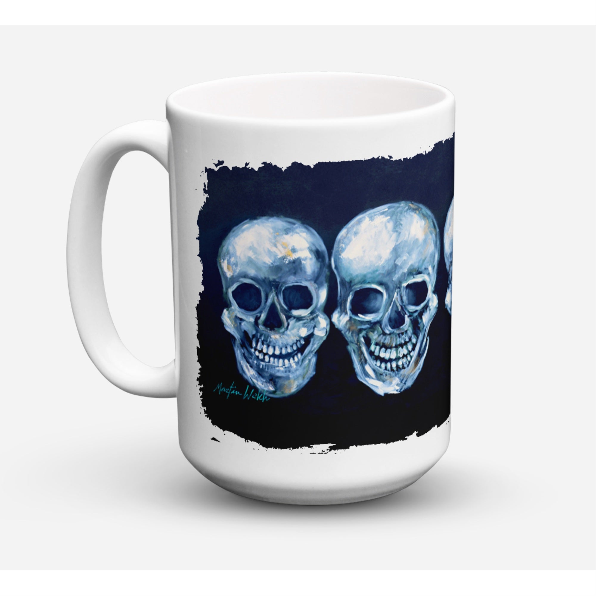 'Caroline's Treasures MW1106CM15 Ekk A Meece Dishwasher Safe Microwavable Ceramic Coffee Mug, 15 oz, Multicolor''