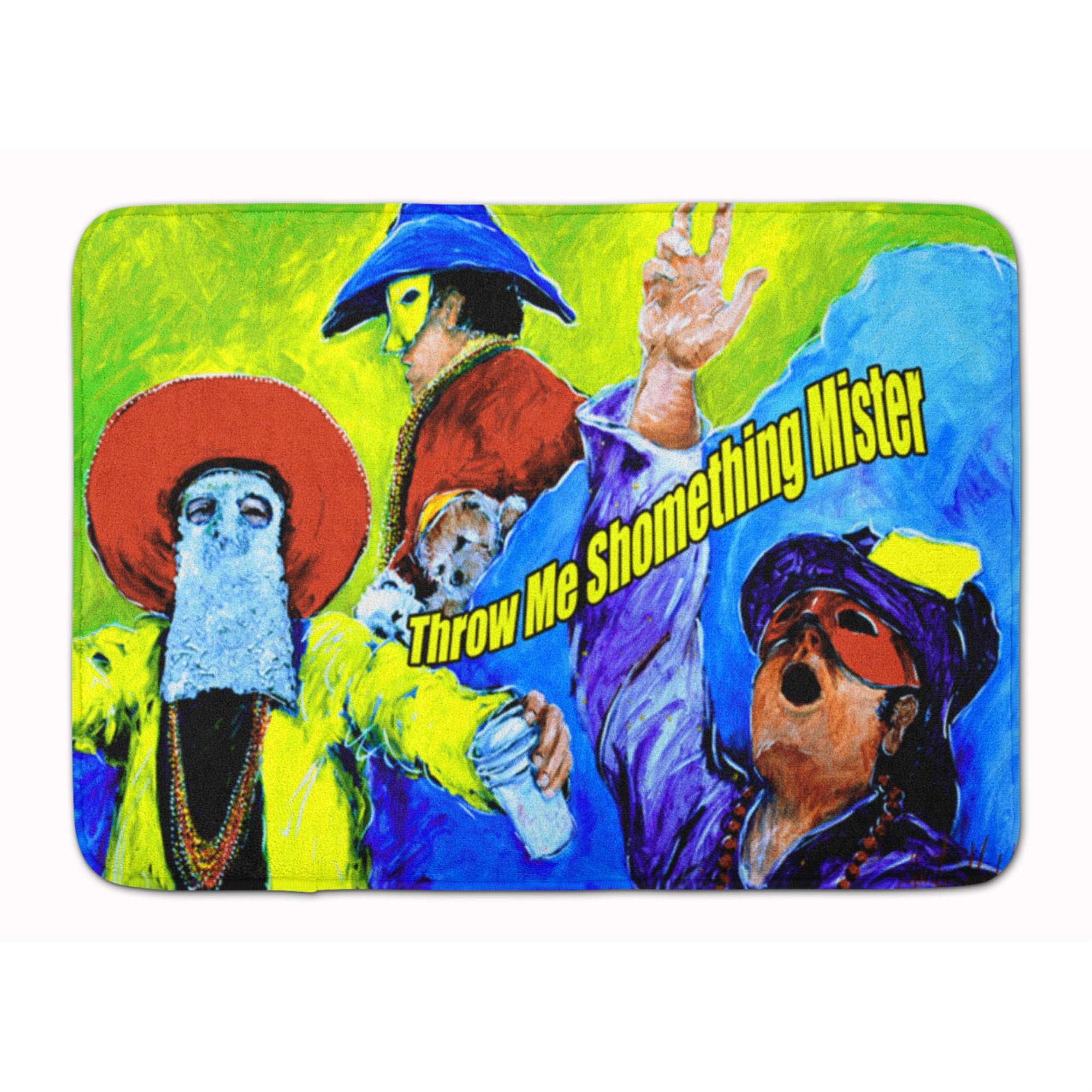'Caroline'S Treasures Mardi Gras Throw Me Something Mister Floor Mat, 19'''' X 27'''', Multicolor''