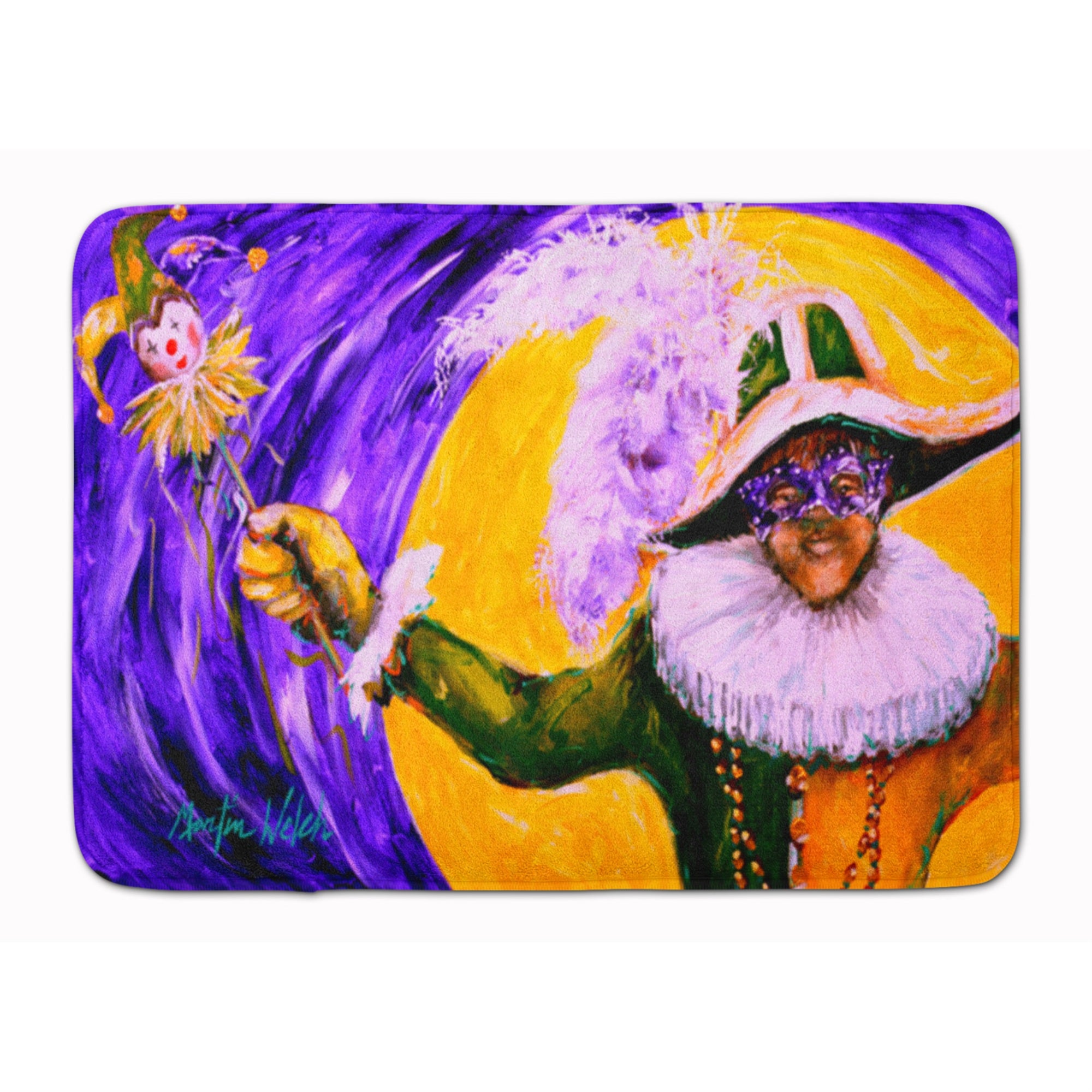 'Caroline'S Treasures Mardi Gras Hey Mister Floor Mat, 19'''' X 27'''', Multicolor''