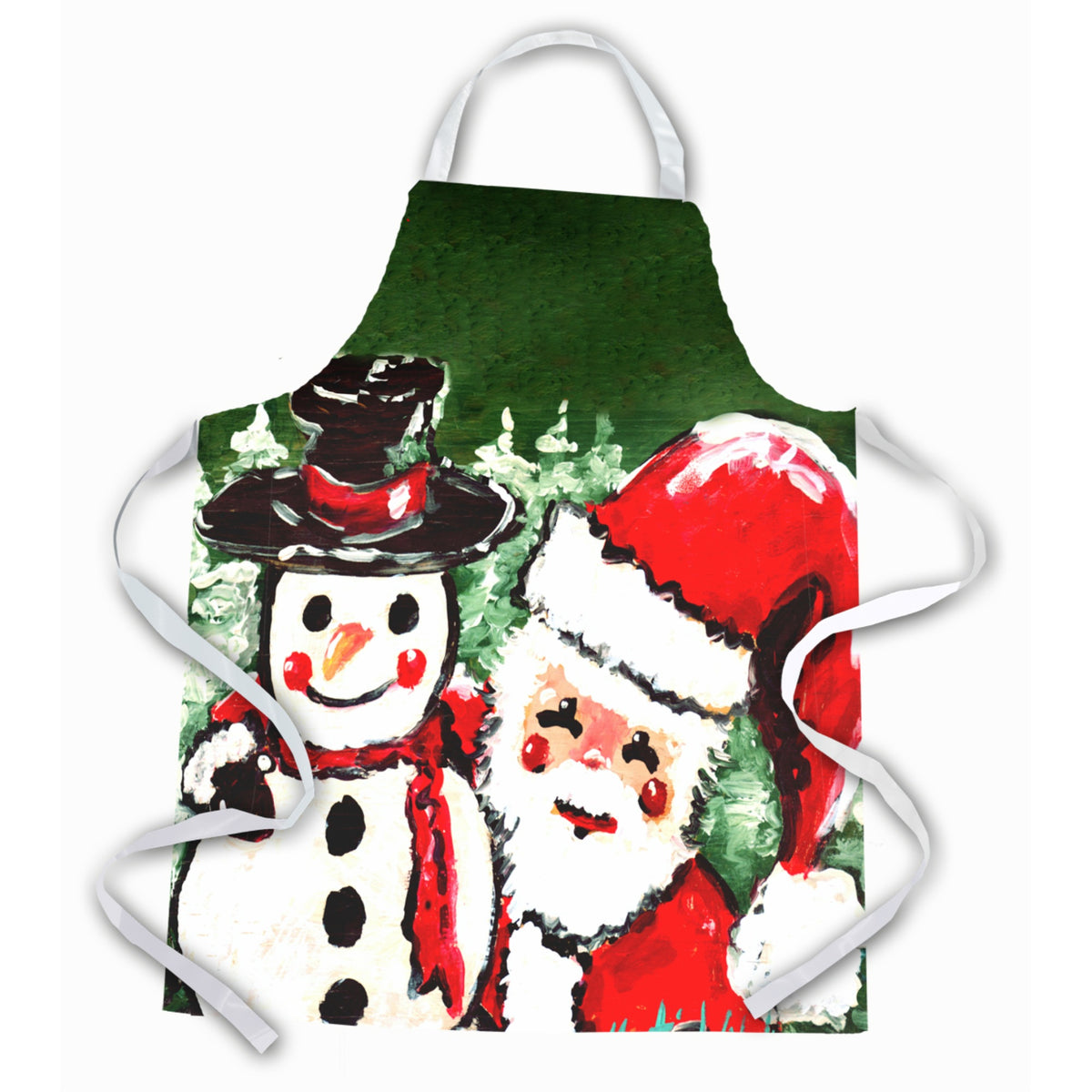 'Caroline'S Treasures Mw1116Apron Crab Blue On Red Sr Apron, Large, Multicolor''