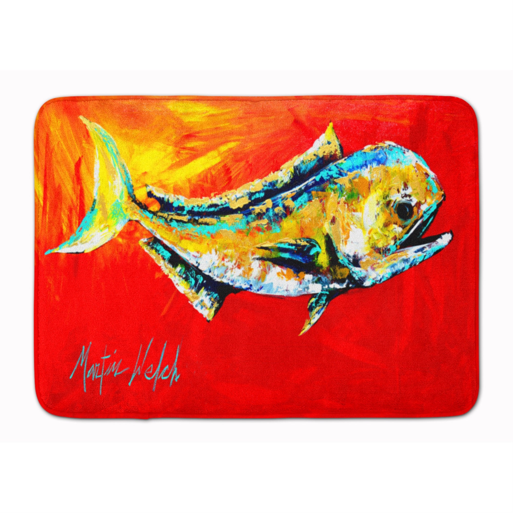 'Caroline'S Treasures Danny Dolphin Fish Floor Mat, 19'''' X 27'''', Multicolor''