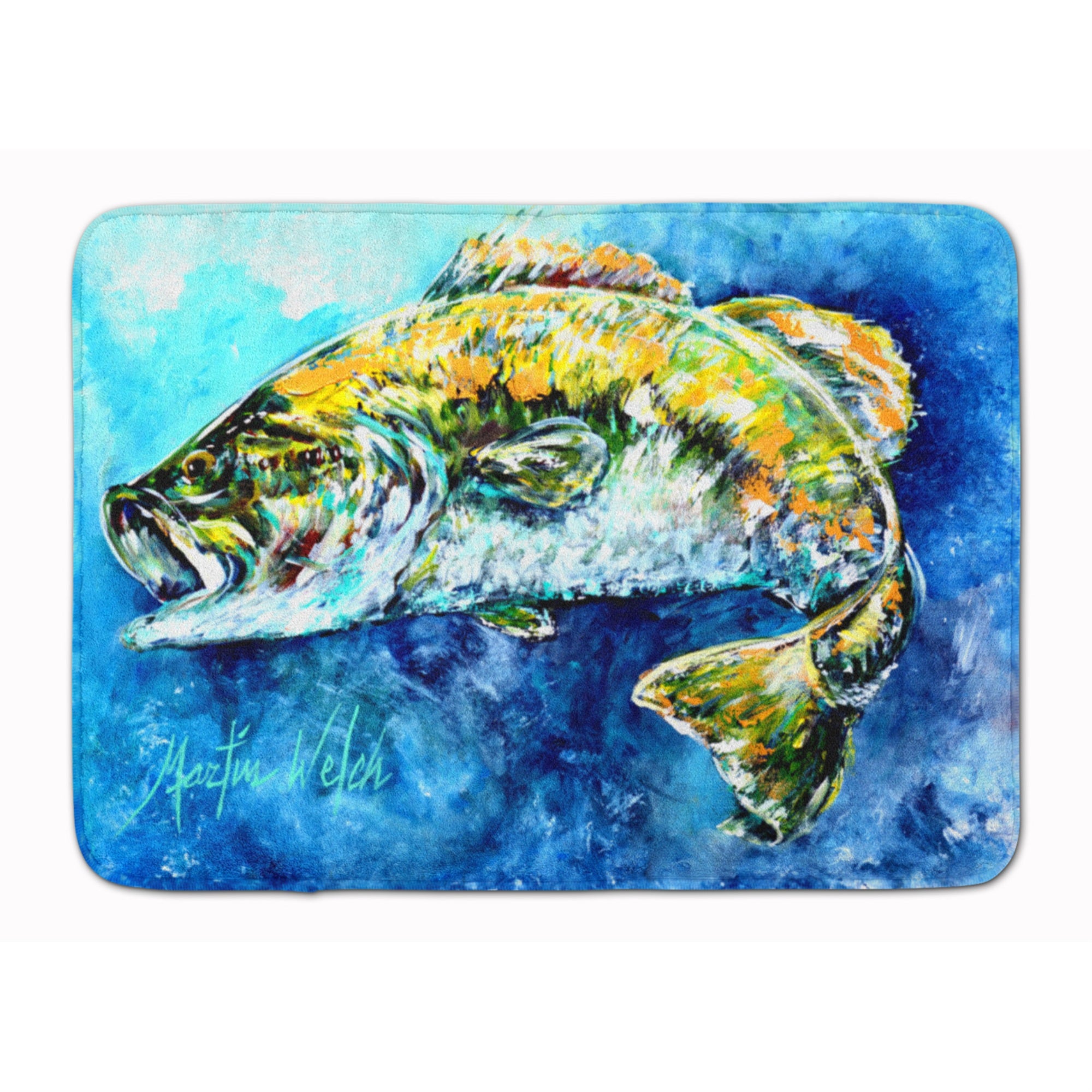 'Caroline'S Treasures Bobby Bass Floor Mat, 19'''' X 27'''', Multicolor''