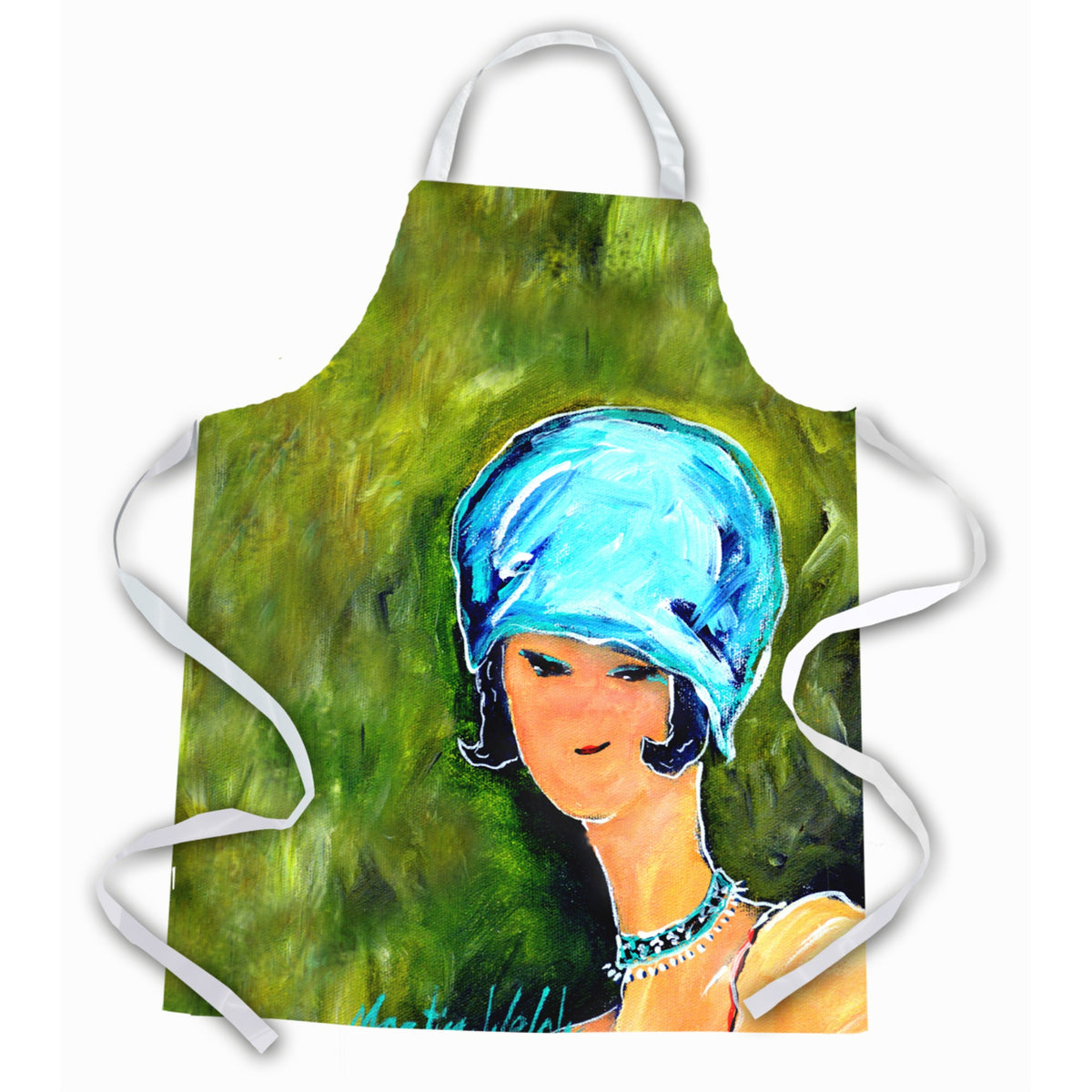 'Caroline'S Treasures Mw1237Apron Young Voncile Still In High School Apron, Large, Multicolor''