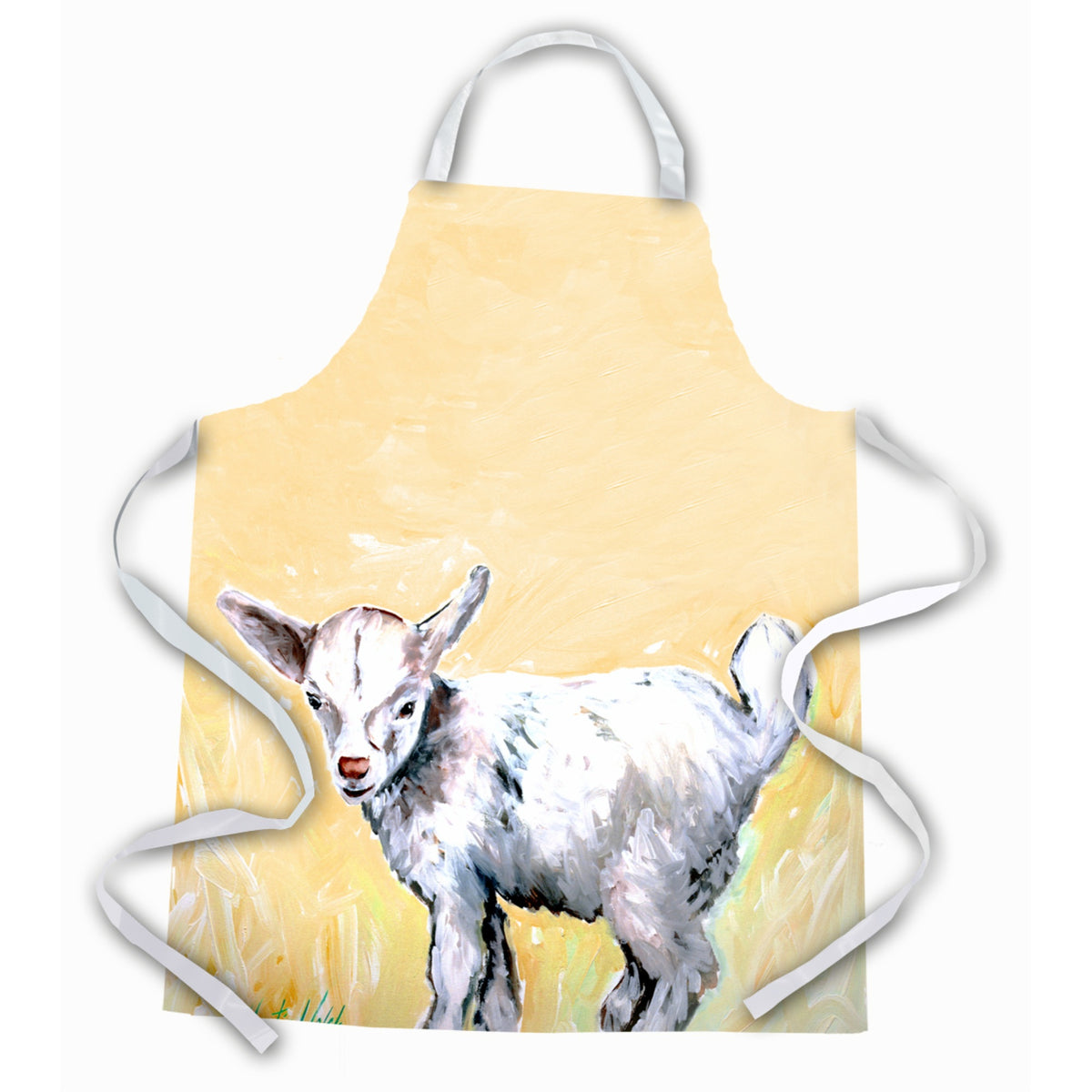 'Caroline'S Treasures Mw1244Apron Bill The Kid Goat Apron, Large, Multicolor''