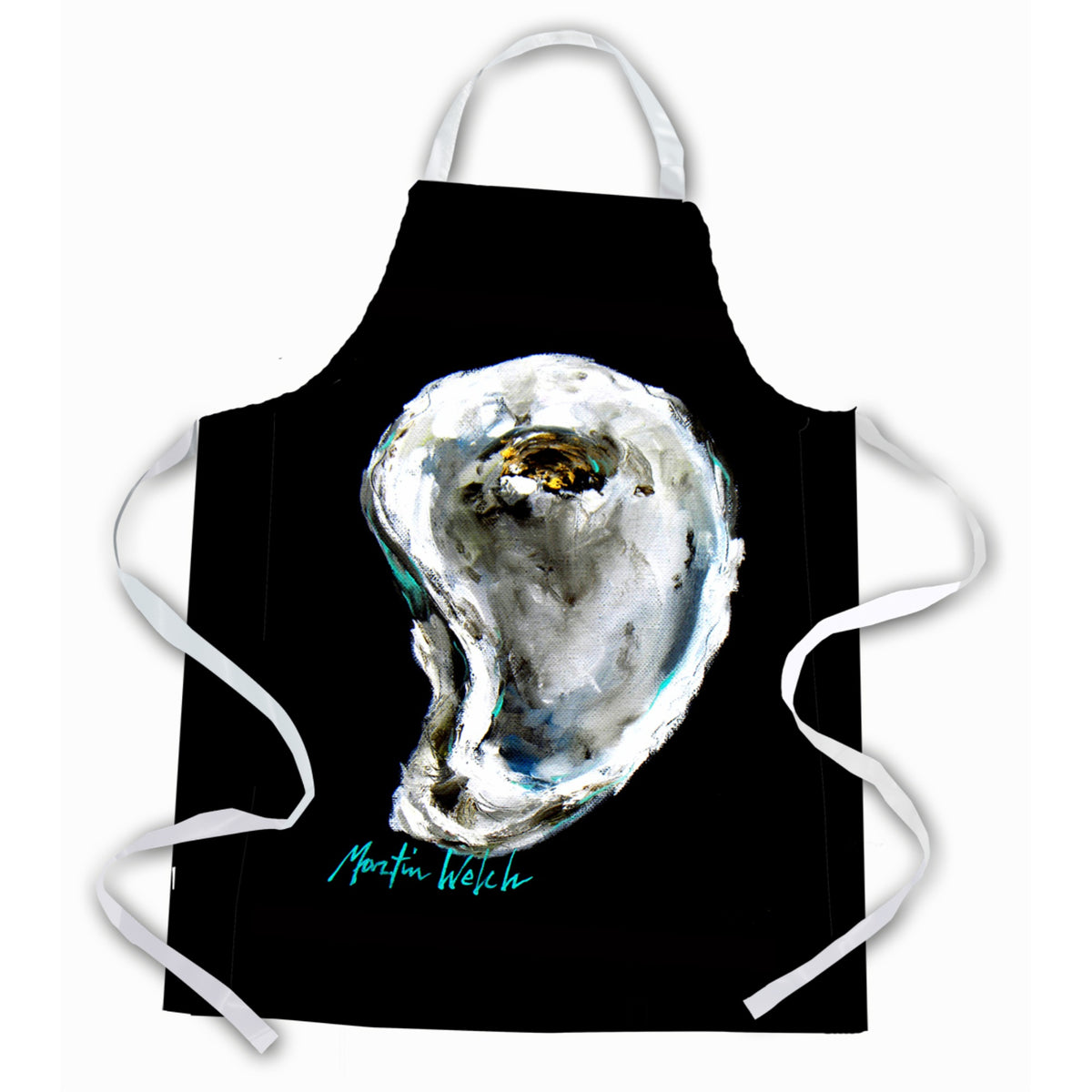 'Caroline'S Treasures Mw1249Apron Lucky Oyster Apron, Large, Multicolor''