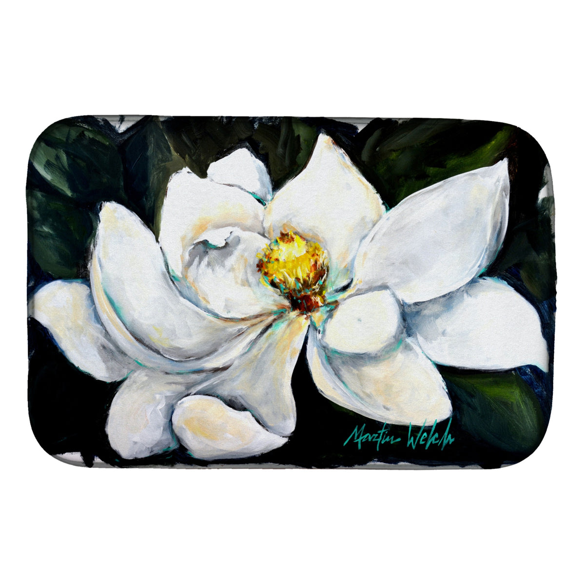 'Caroline'S Treasures Mw1282Ddm Sweet Magnolia Dish-Drying-Mats, 14 X 21, Multicolor''