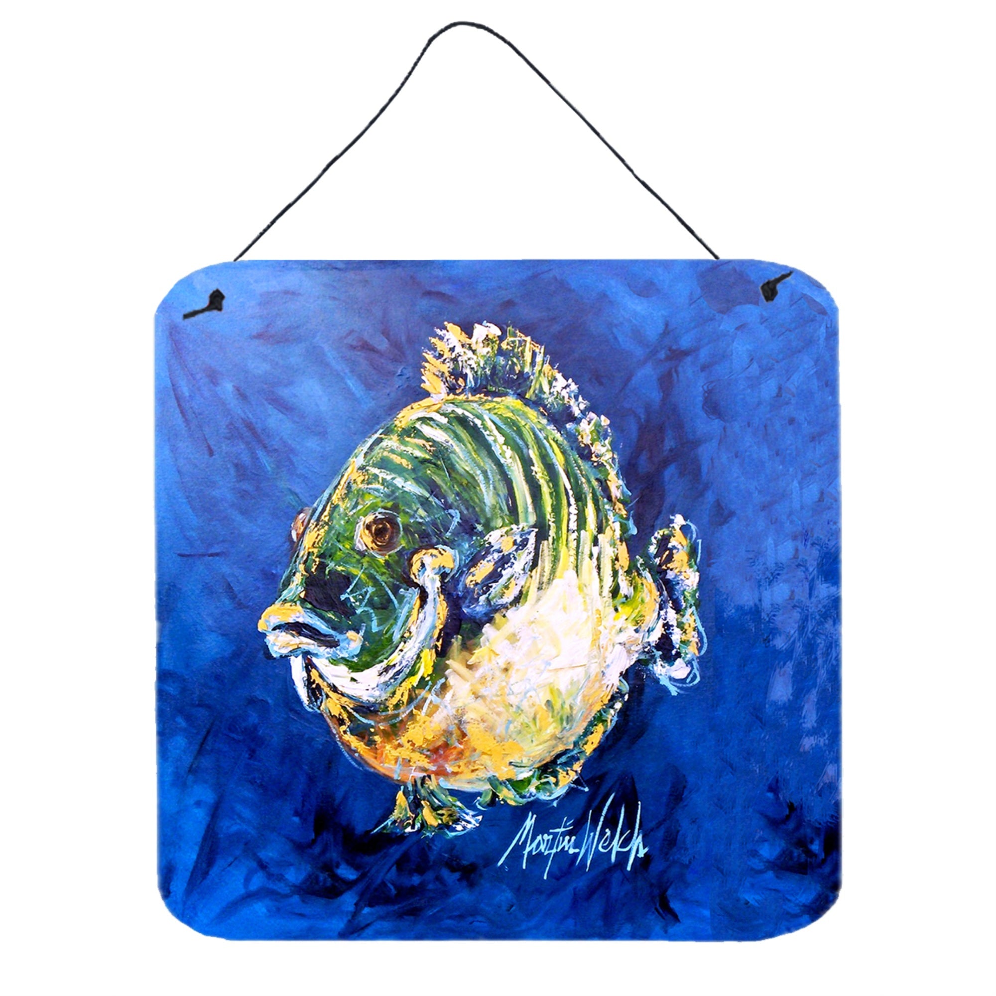 'Caroline'S Treasures Blue Gill Door Hanging Prints Wall-Decor, Multicolor''