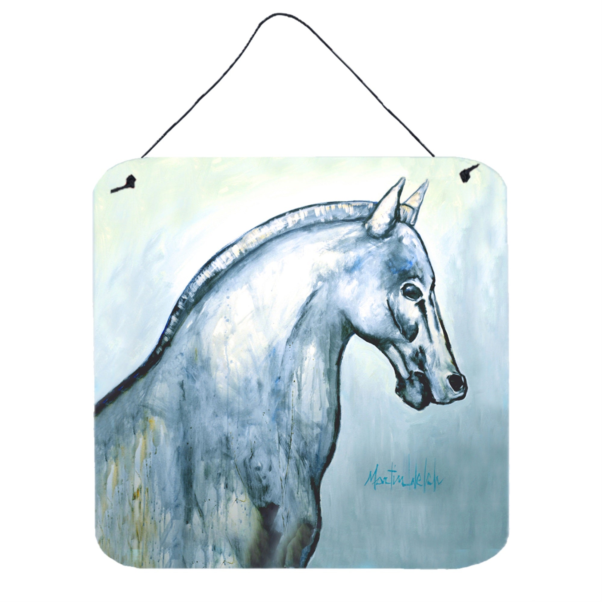 'Caroline'S Treasures Noble Horse Door Hanging Prints Wall-Decor, Multicolor''