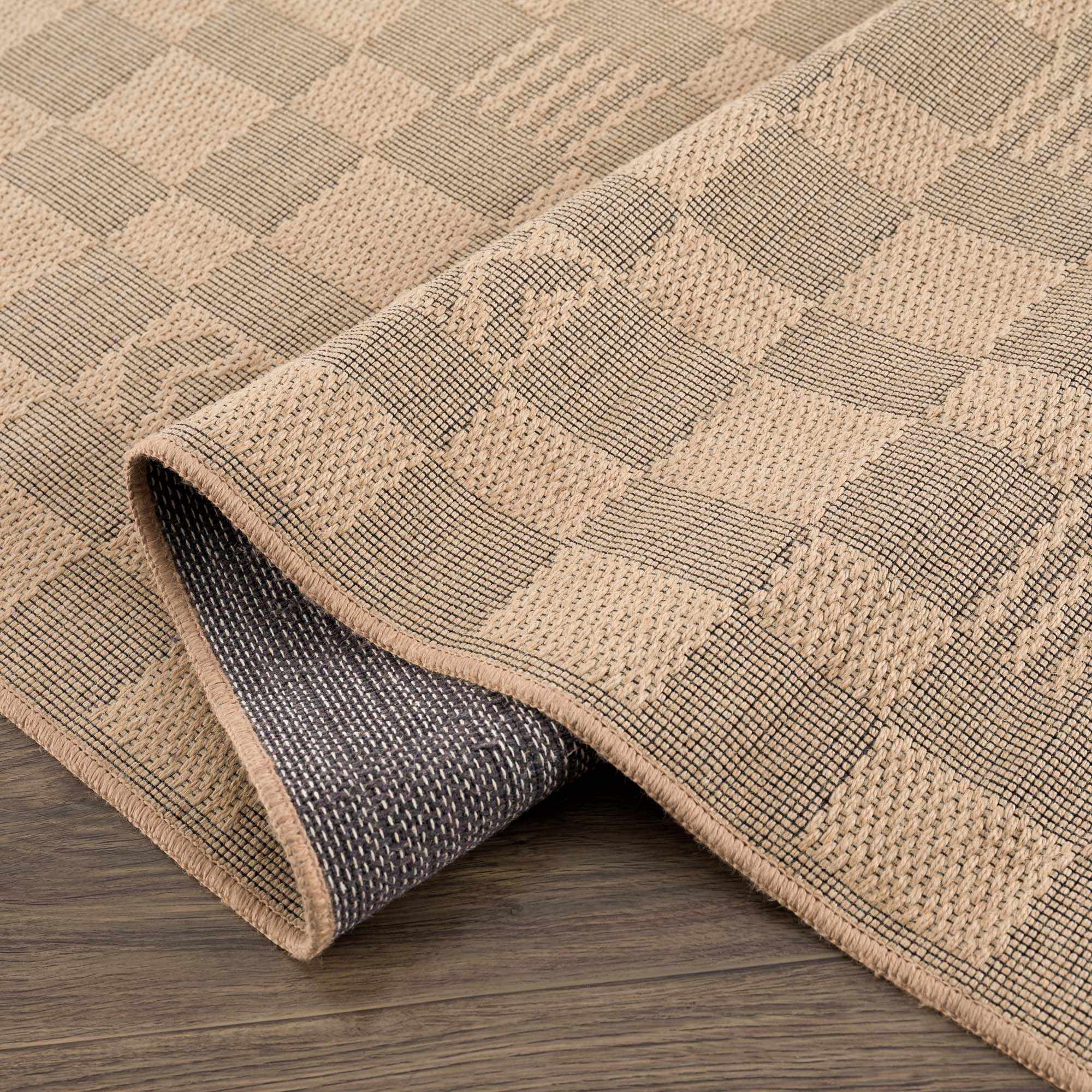 Nairi Checkered Washable Jute Rug