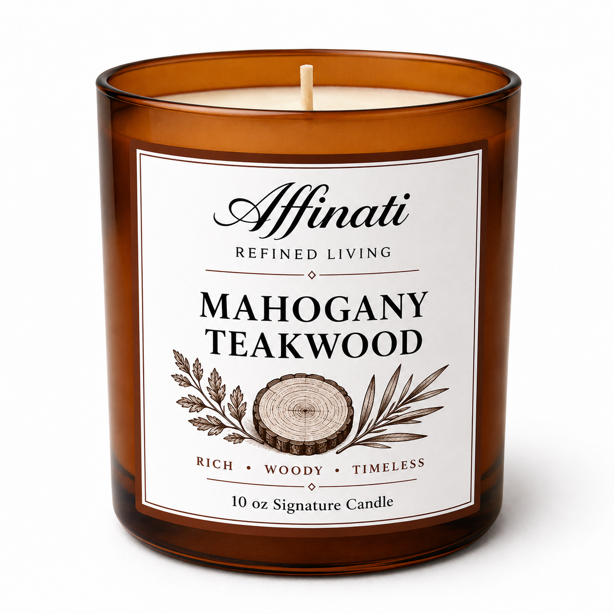 Mahogany Teakwood Signature Candle