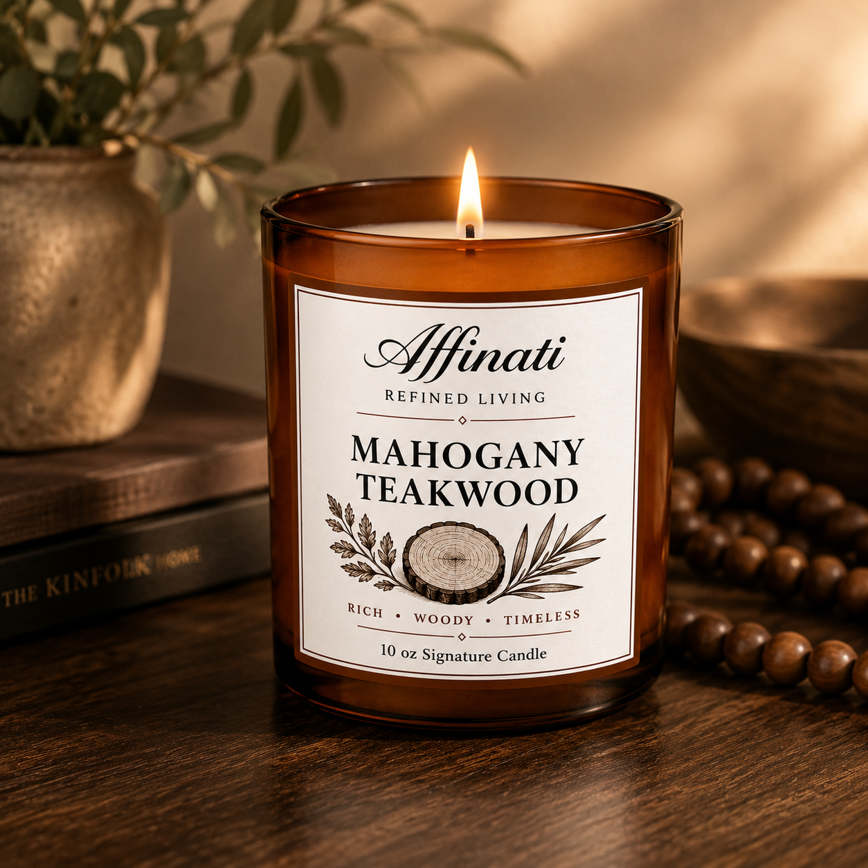 Mahogany Teakwood Signature Candle
